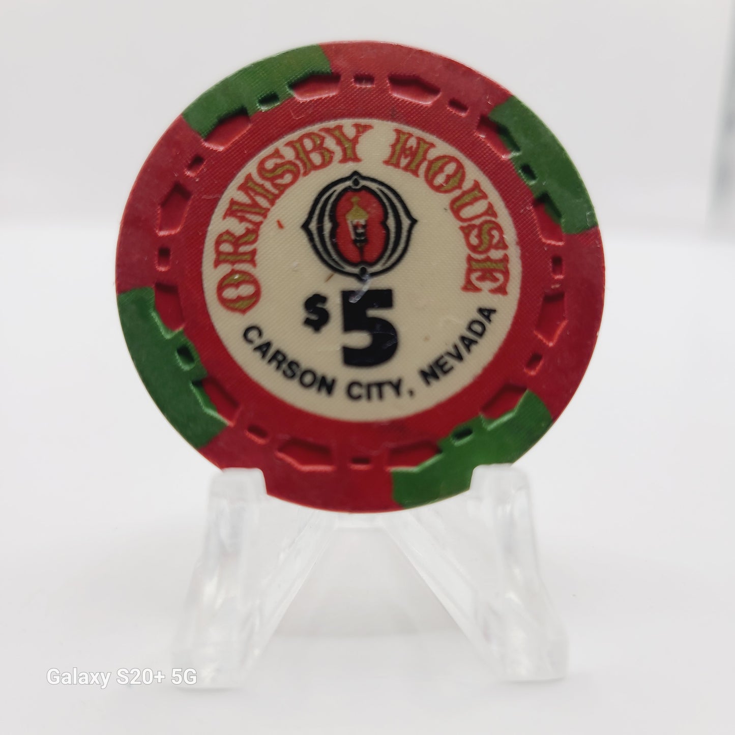 Ormsby House Hotel Casino Carson City Nevada 1972 $5 Casino Chip N5414
