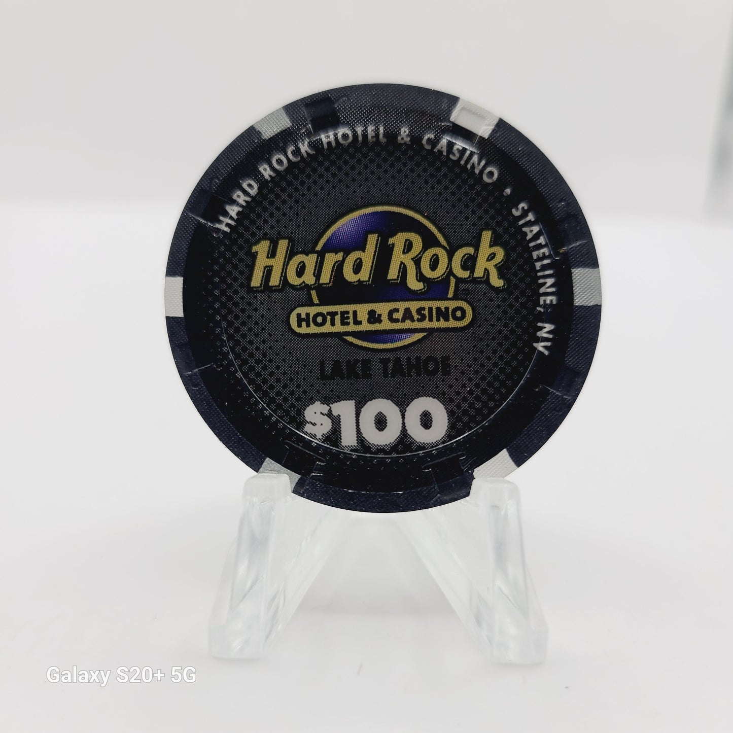 Hard Rock Hotel Casino Lake Tahoe Nevada 2015 $100 Casino Chip D1754