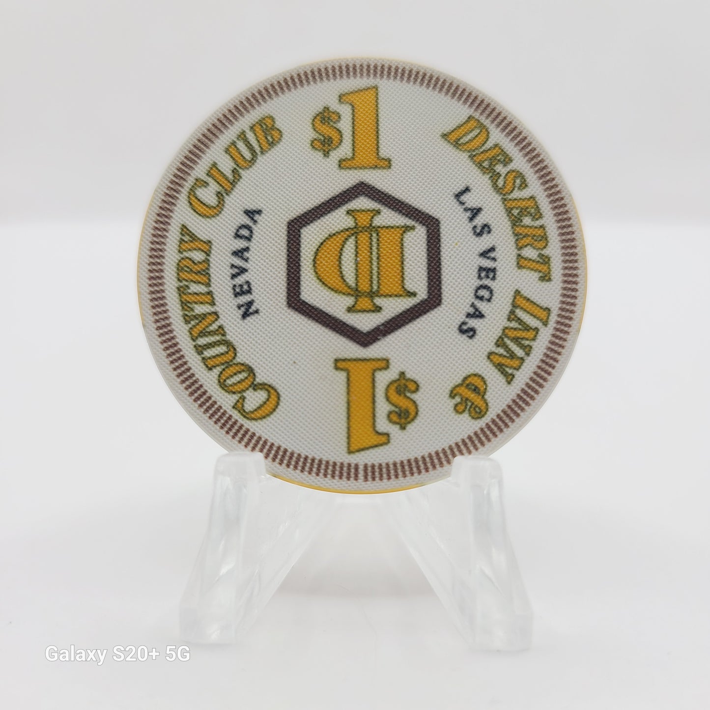 Desert Inn Country Club Hotel Casino Las Vegas Nevada 1991 $1 Casino Chip N1487