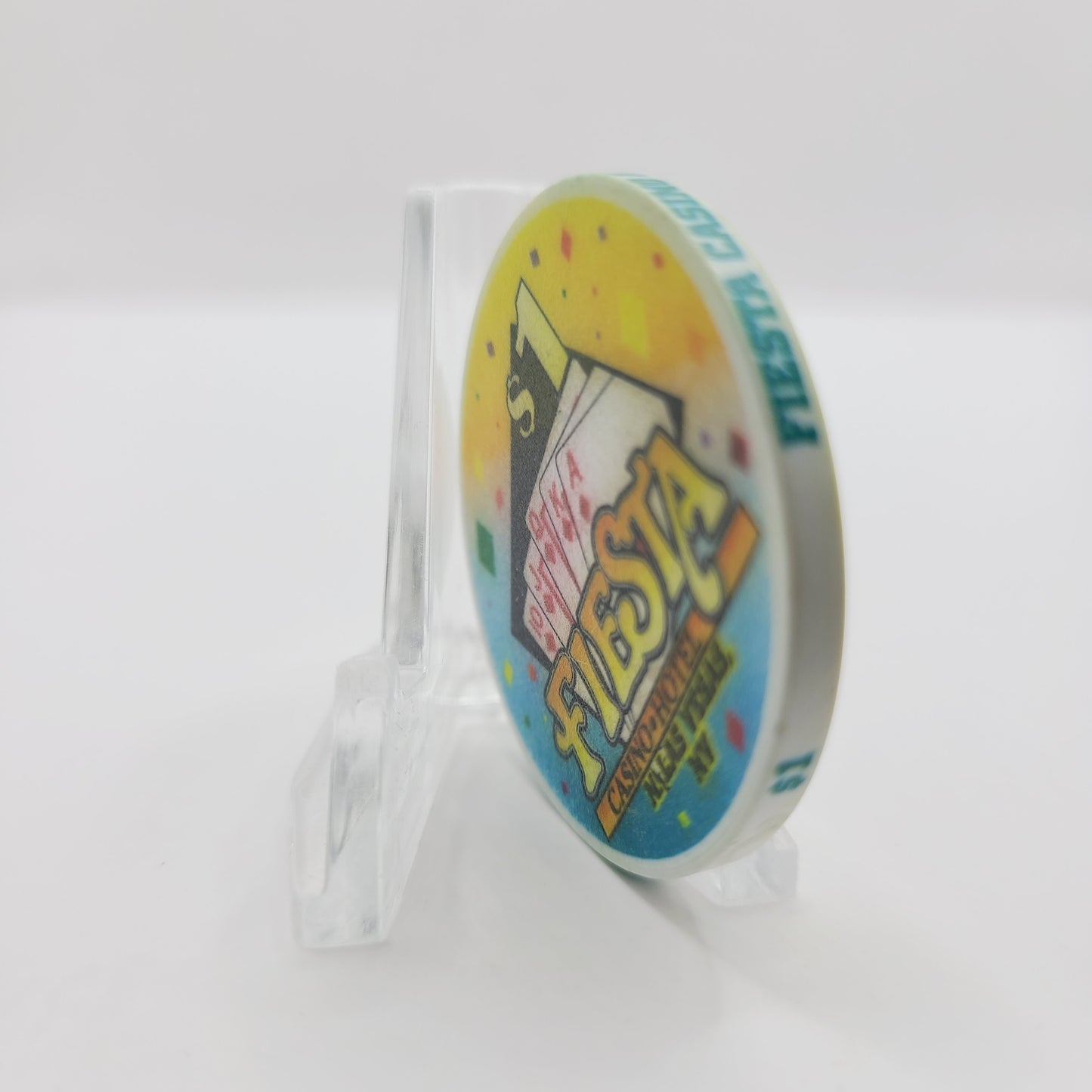 Fiesta Rancho Las Vegas Nevada 1998 $1 "Diamonds" Casino Chip V2400