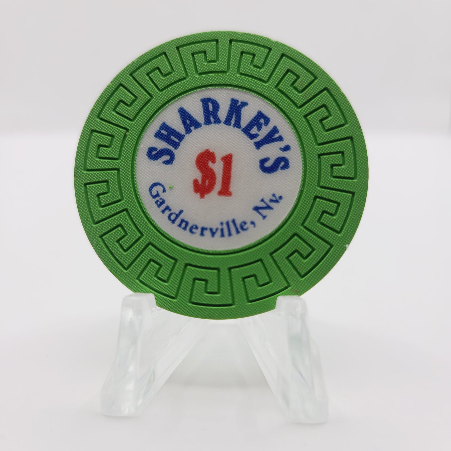 Sharkey's Casino Gardnerville Nevada 1977 $1 Casino Chip N5527 LTD 5000