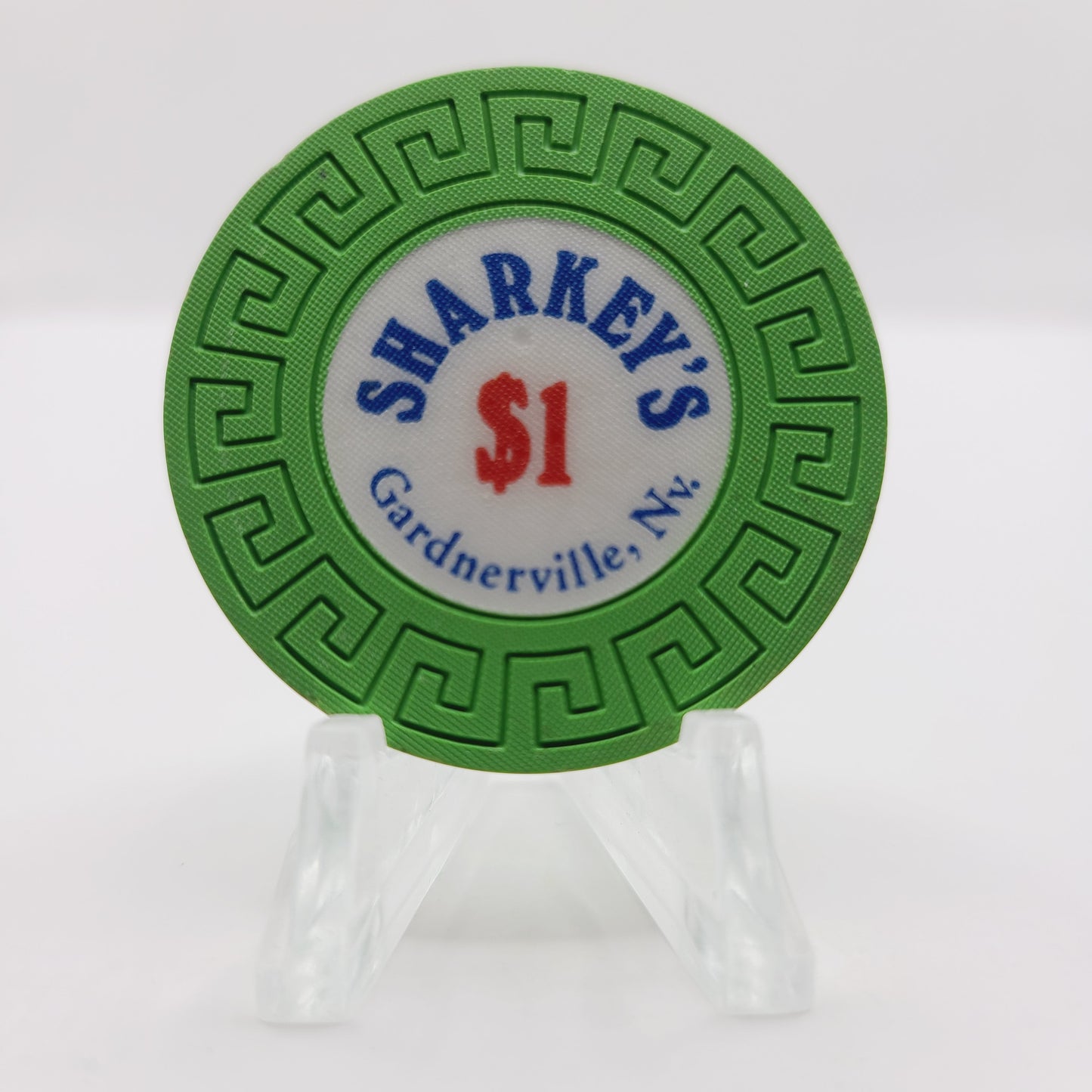 Sharkey's Casino Gardnerville Nevada 1977 $1 Casino Chip N5527 LTD 5000