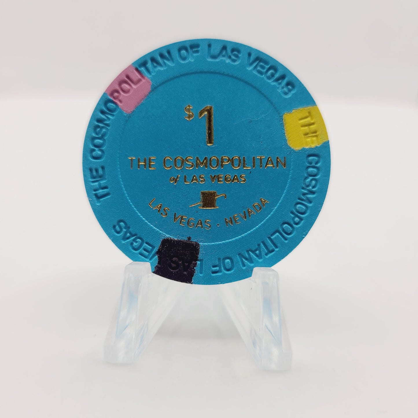 The Cosmopolitan Hotel Casino Las Vegas Nevada 2024 $1 "Hot Stamp" Casino Chip