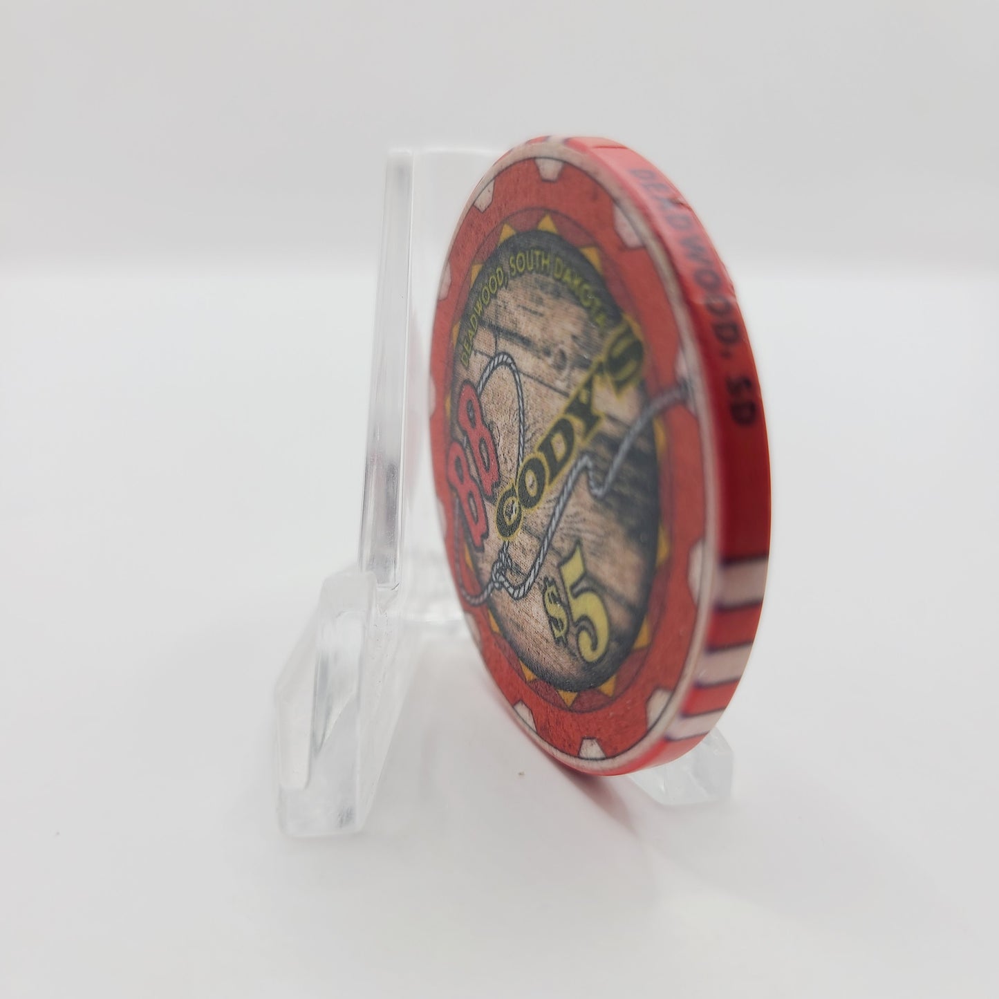 B.B. Cody's Casino Deadwood South Dakota $5 Casino Chip