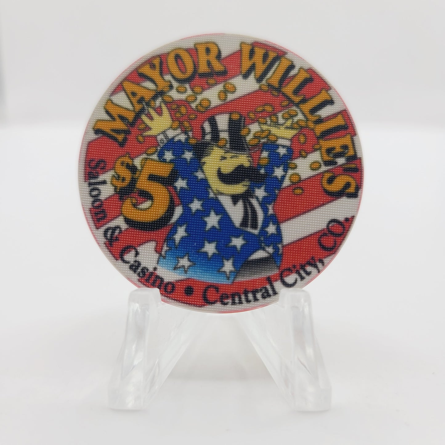 Mayor Willie's Casino Central City Colorado 1992 $5 Casino Chip