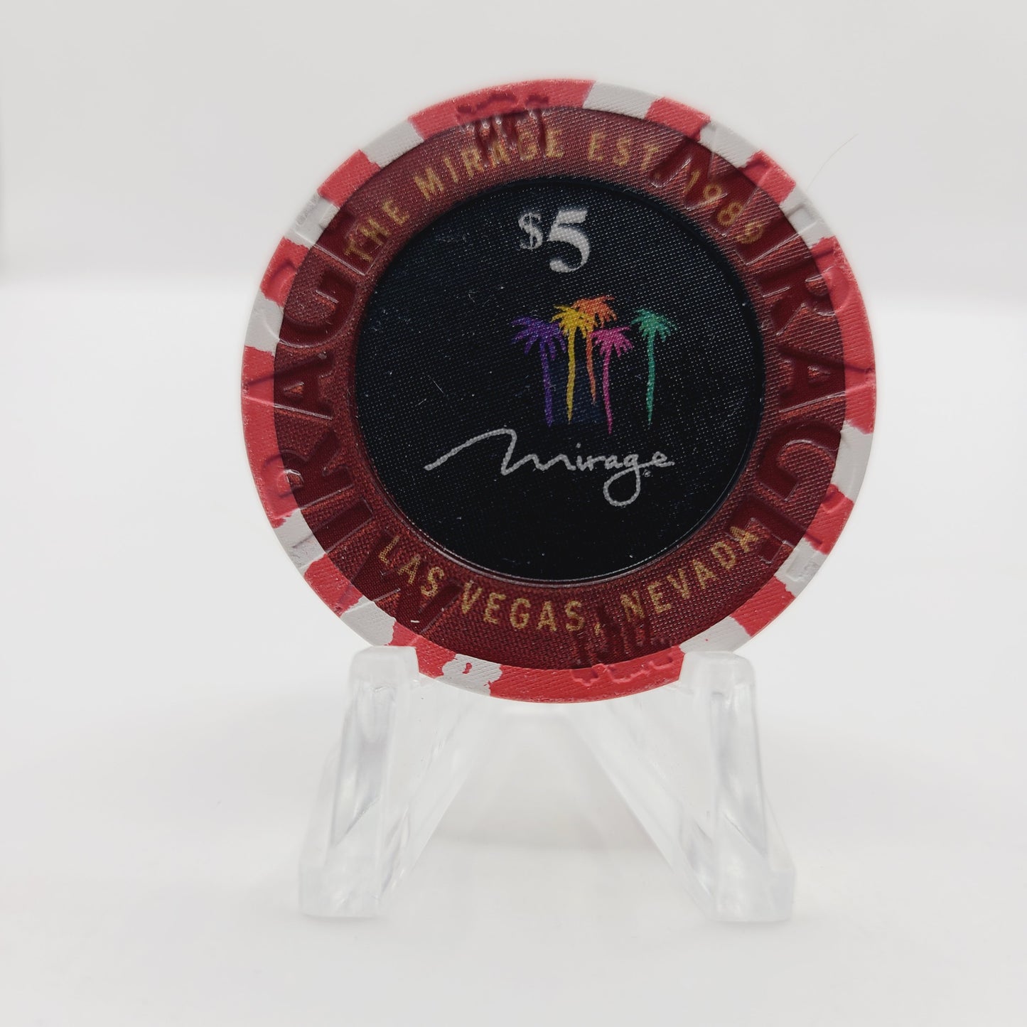 Mirage Hotel Casino Las Vegas Nevada 2019 $5 "Terry Fator" Chip D2906