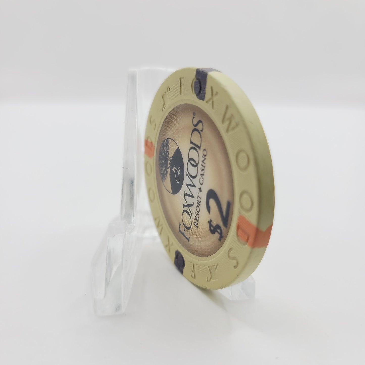 Foxwoods Resort Casino Ledyard Connecticut 2008 "WPT" $2 Casino Chip