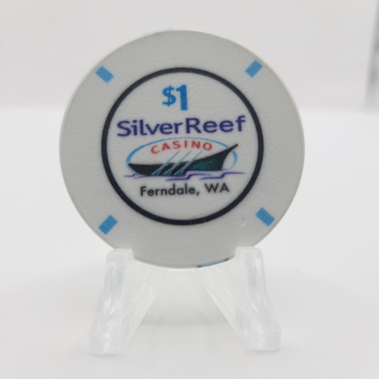 Silver Reef Casino Ferndale Washington 2002 $1 Casino Chip