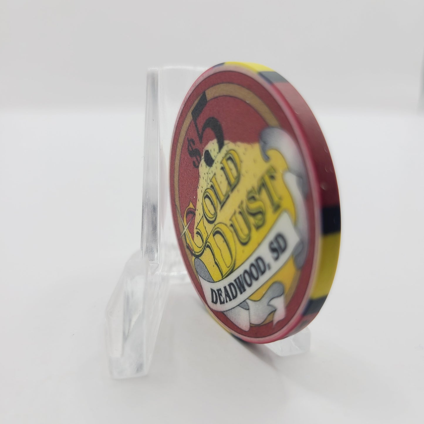 Gold Dust Casino and Hotel Deadwood South Dakota 1999 "Sturgis 2000 60th Anniversary" $5 Casino Chip