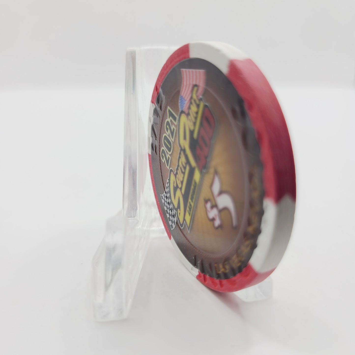 South Point Hotel Casino Las Vegas Nevada 2021 "South Point NASCAR 400" $5 Casino Chip