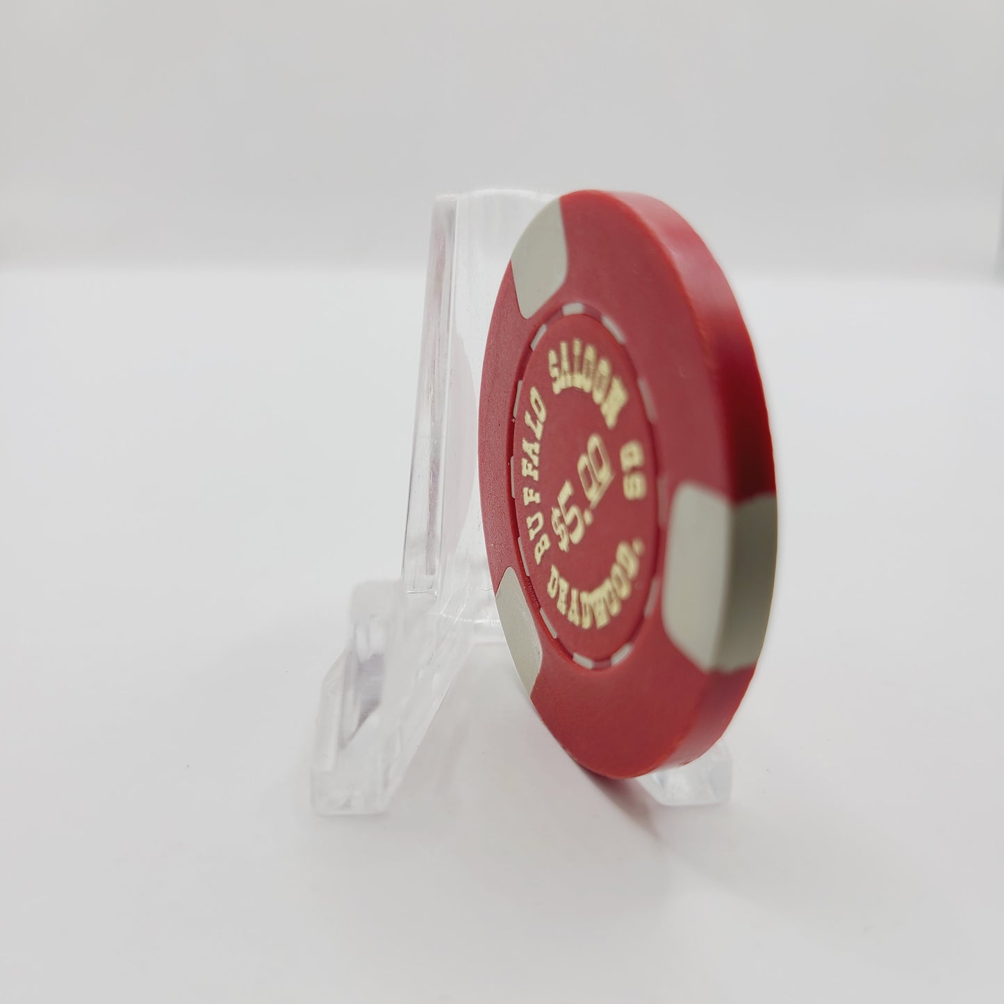 Buffalo Saloon Casino Deadwood South Dakota 1989 $5 Casino Chip