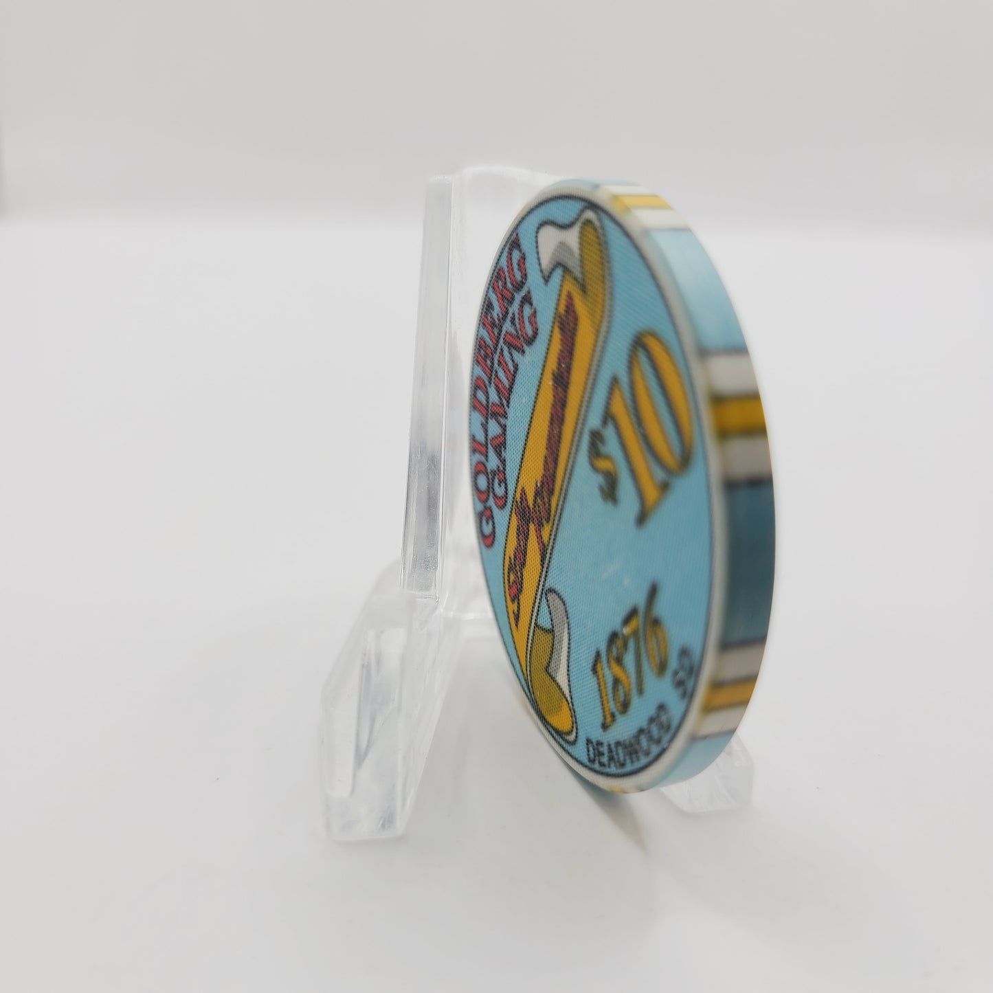 Goldberg Gaming "Big Jake's" Casino Deadwood South Dakota 1989 $10 Casino Chip