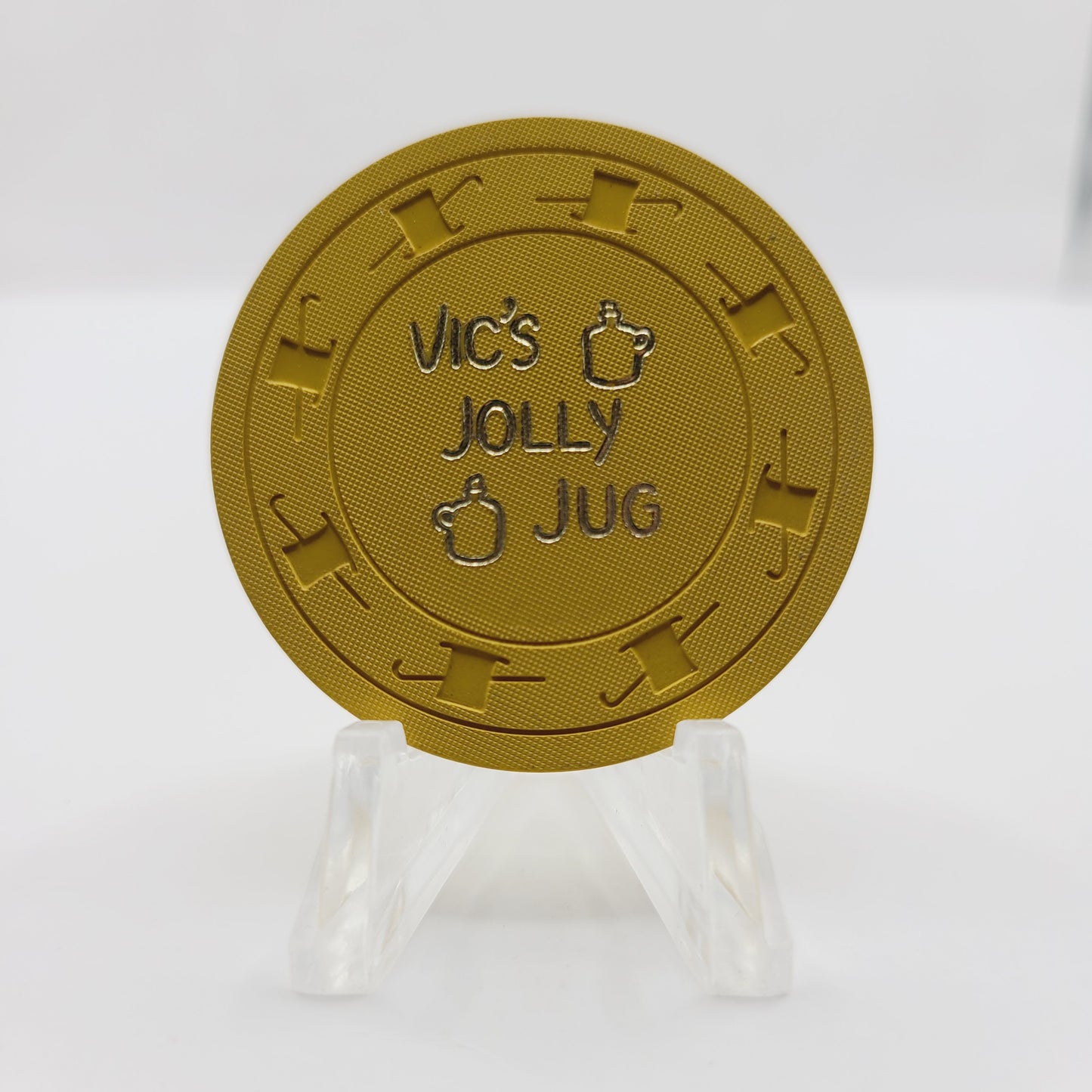 Vic's Jolly Jug Casino Henderson Nevada 1965 $.10 Casino chip N1811