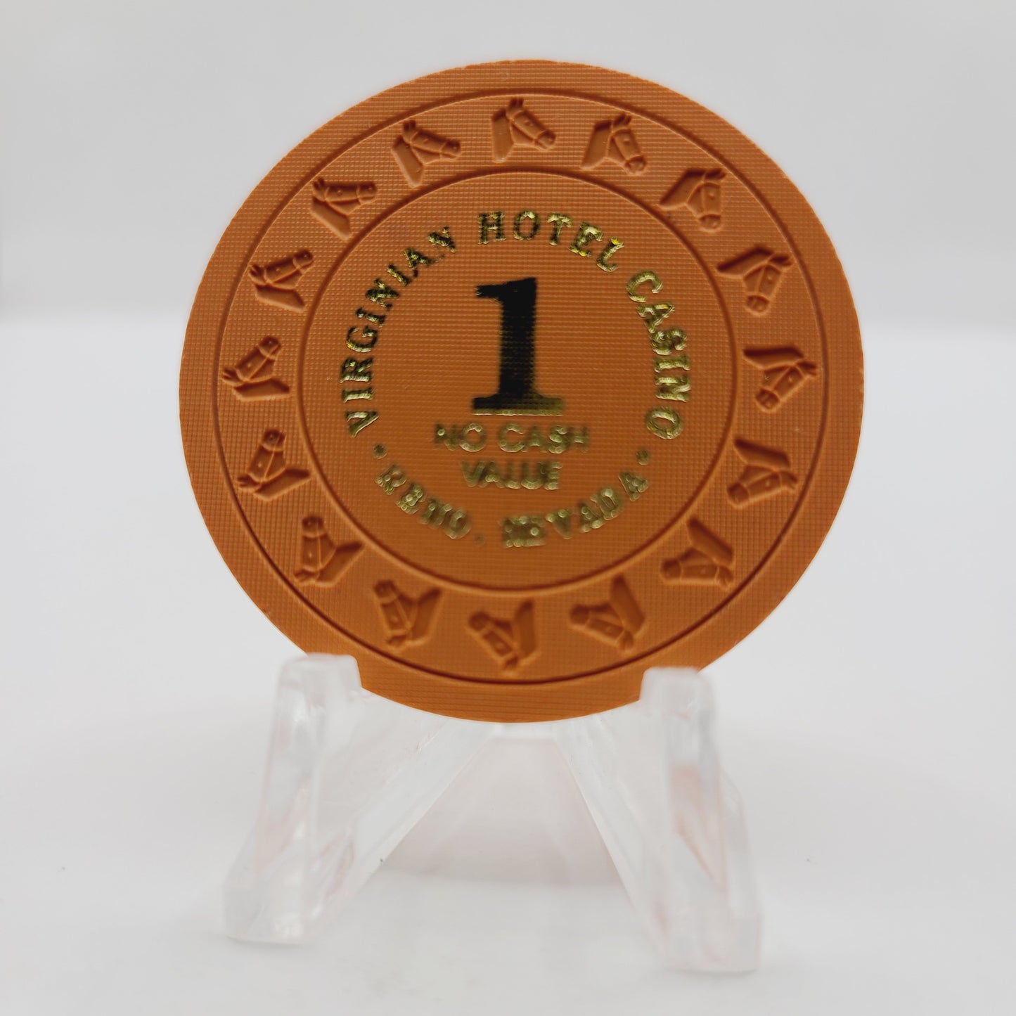 Virginia Hotel Casino Reno Nevada 1990's 1 NCV Chip V3596 LMT 2000