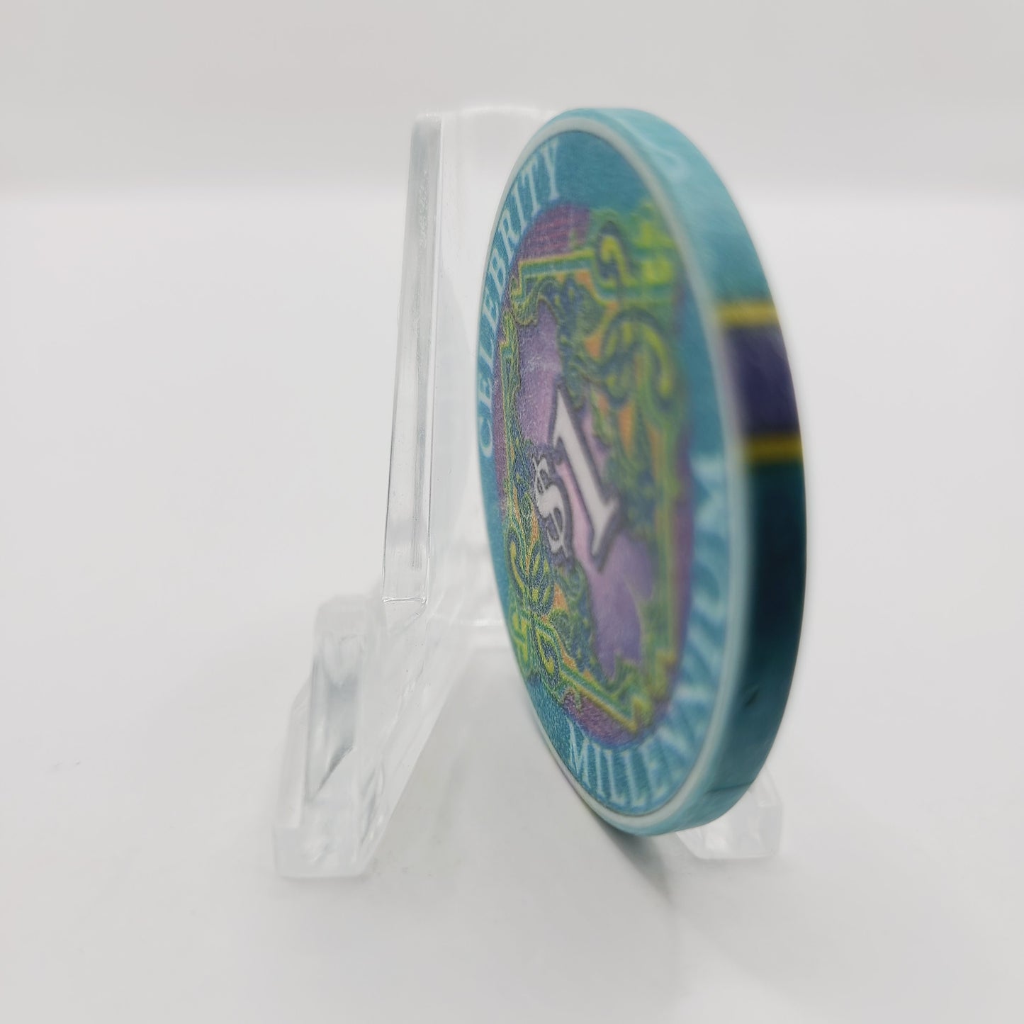 Celebrity Cruise Ship "MILLENNIUM" 2000 $1 Casino Chip CG038083 (Circulated)