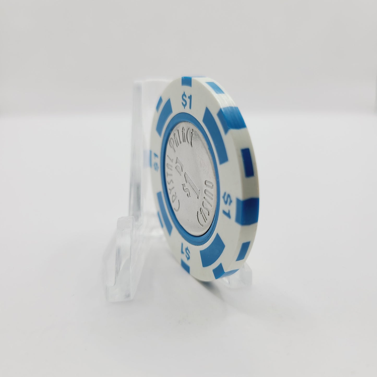 Crystal Palace Hotel Casino Nassau Bahamas $1 Casino Chip CG077429