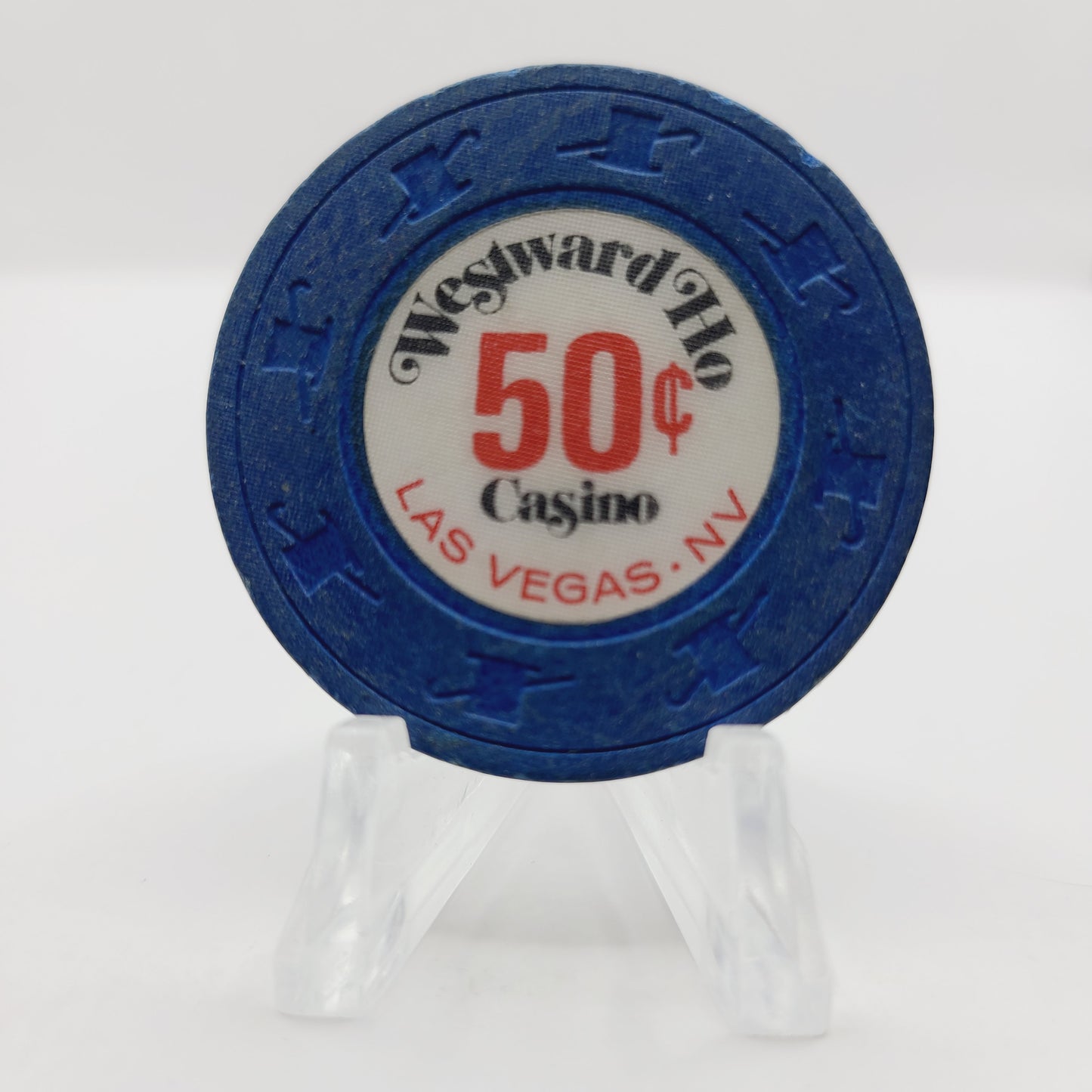 Westward Ho Hotel Casino Las Vegas Nevada 1980's $.50 Casino Chip N2307