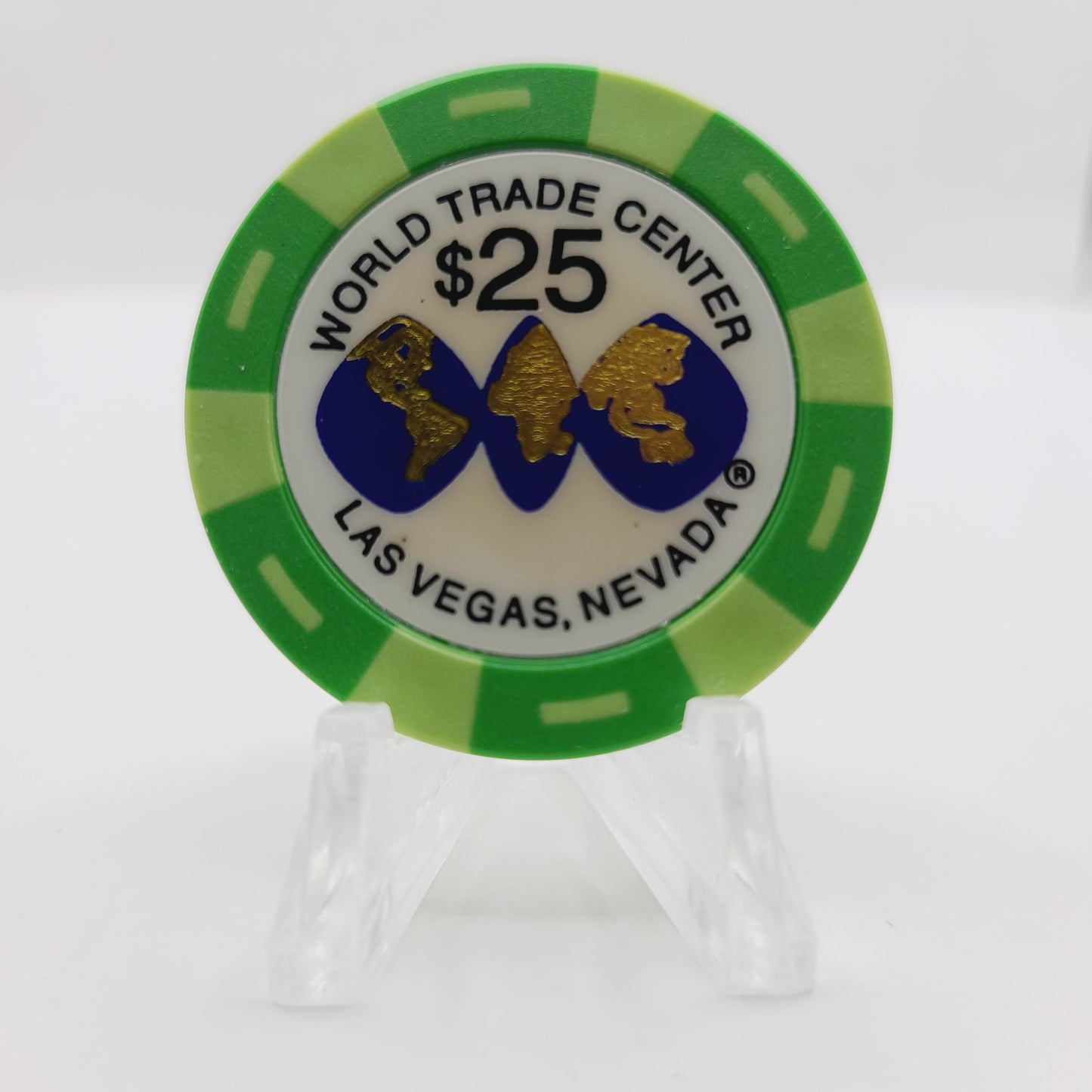 World Trade Center Hotel Casino Las Vegas Nevada 1997 $25 Casino Chip V9976