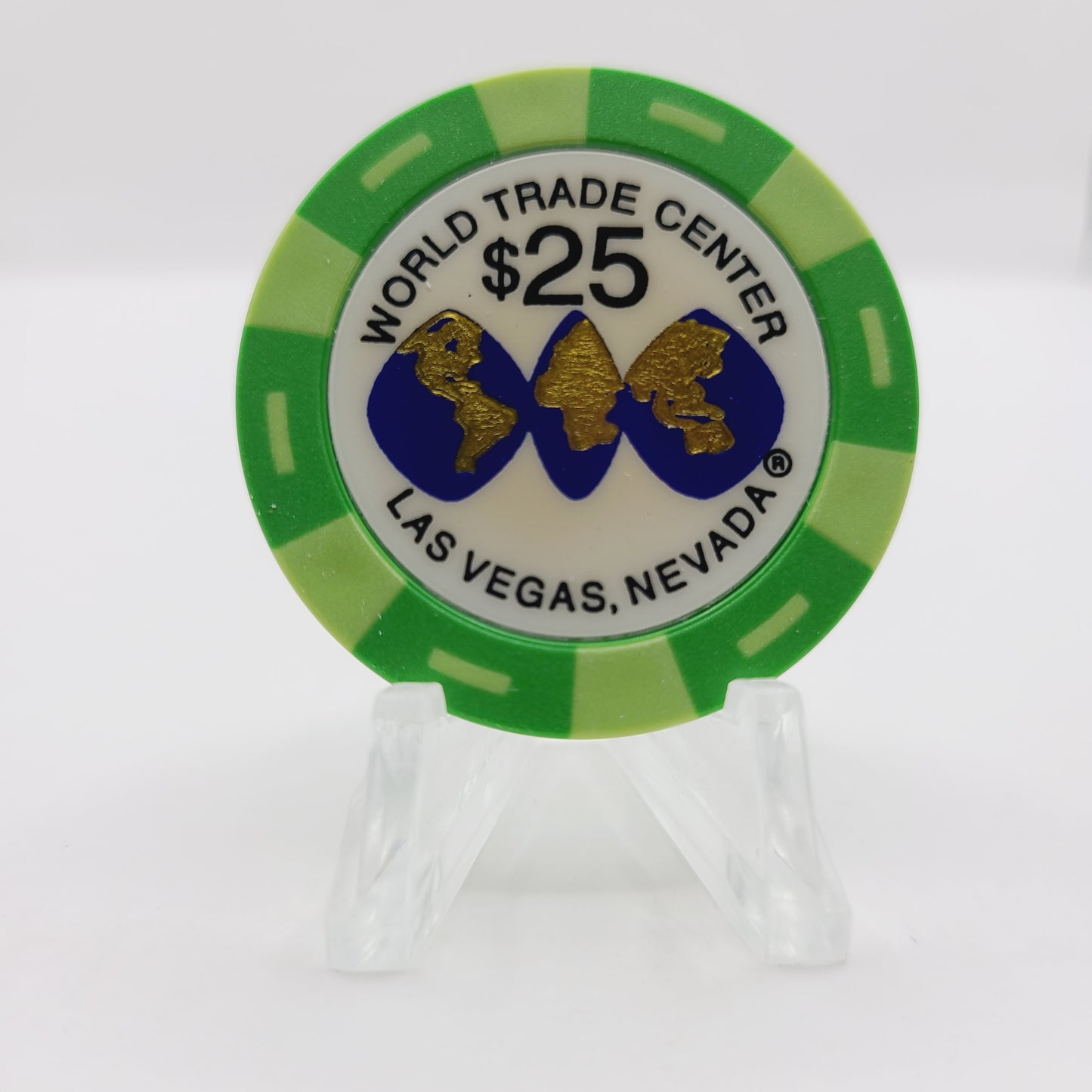 World Trade Center Hotel Casino Las Vegas Nevada 1997 $25 Casino Chip V9976