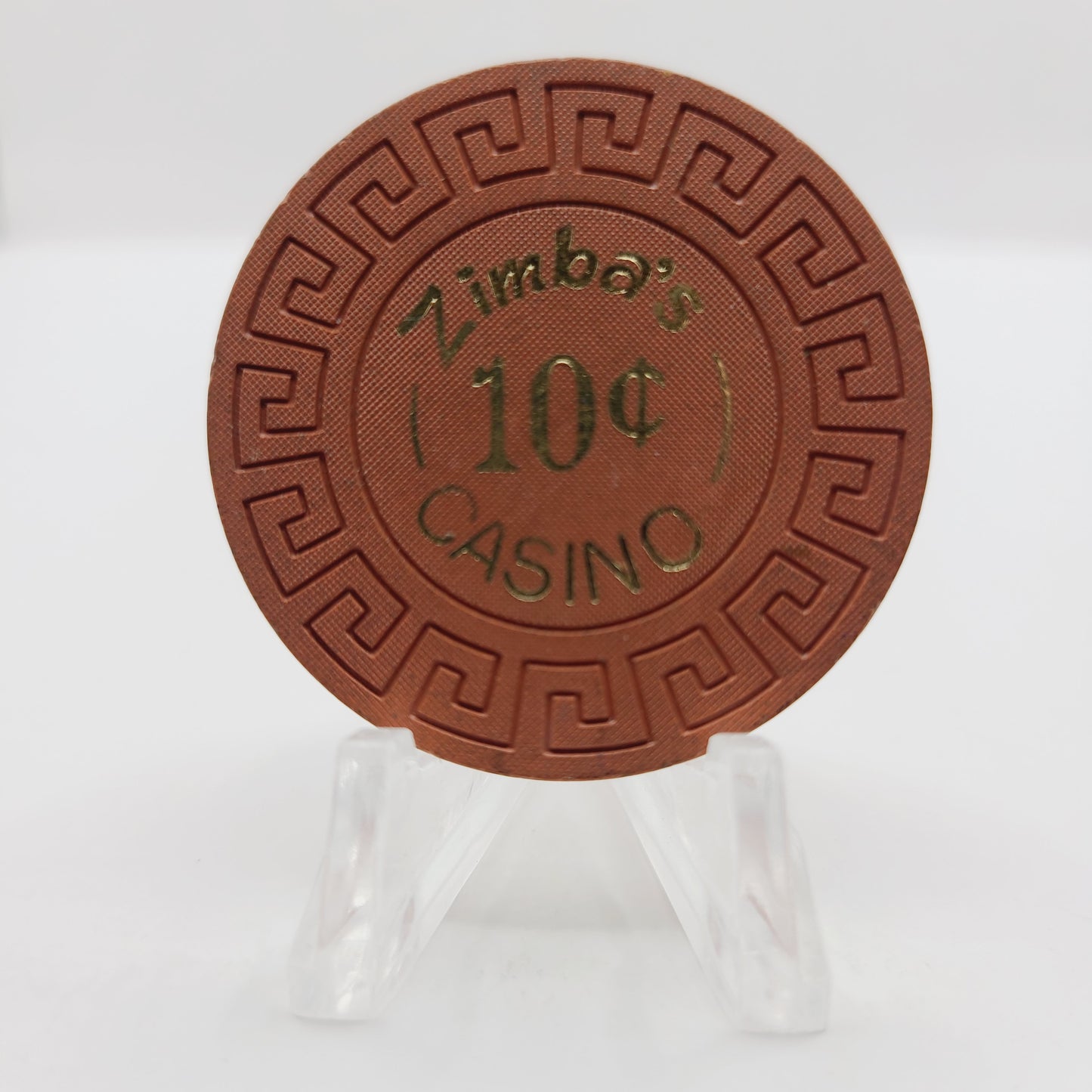 Zimba's Casino Reno Nevada 1971 $.10 Casino Chip N5805