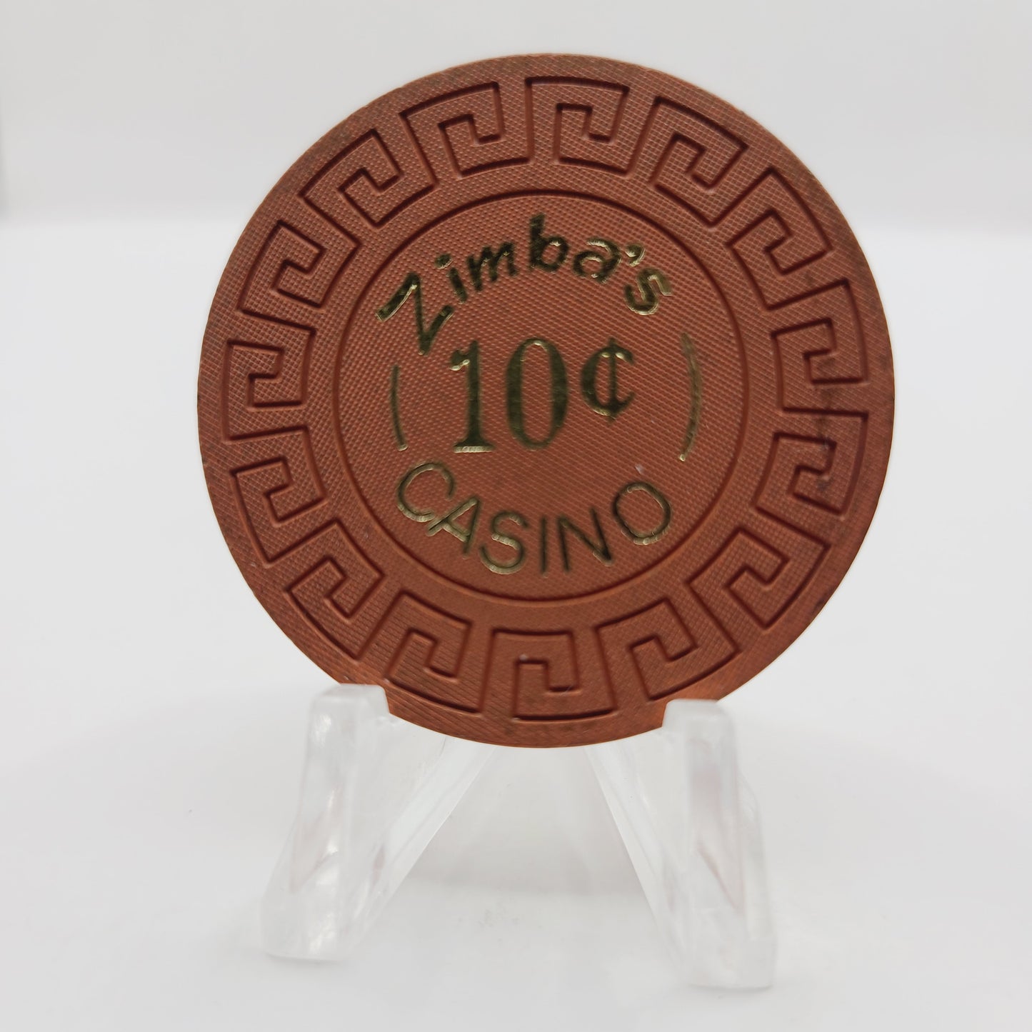 Zimba's Casino Reno Nevada 1971 $.10 Casino Chip N5805