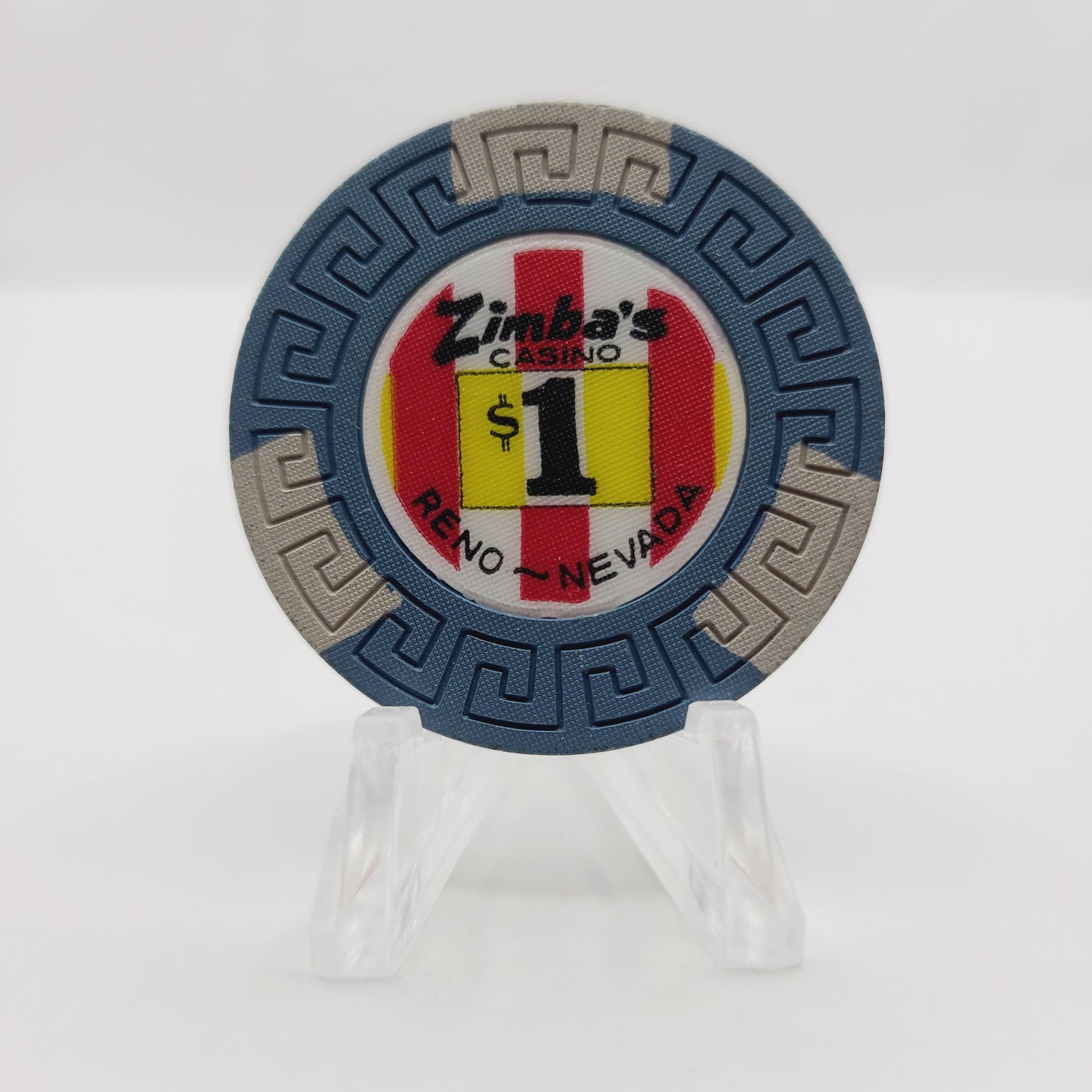 Zimba's Casino Reno Nevada 1970 $1 Casino Chip N5653