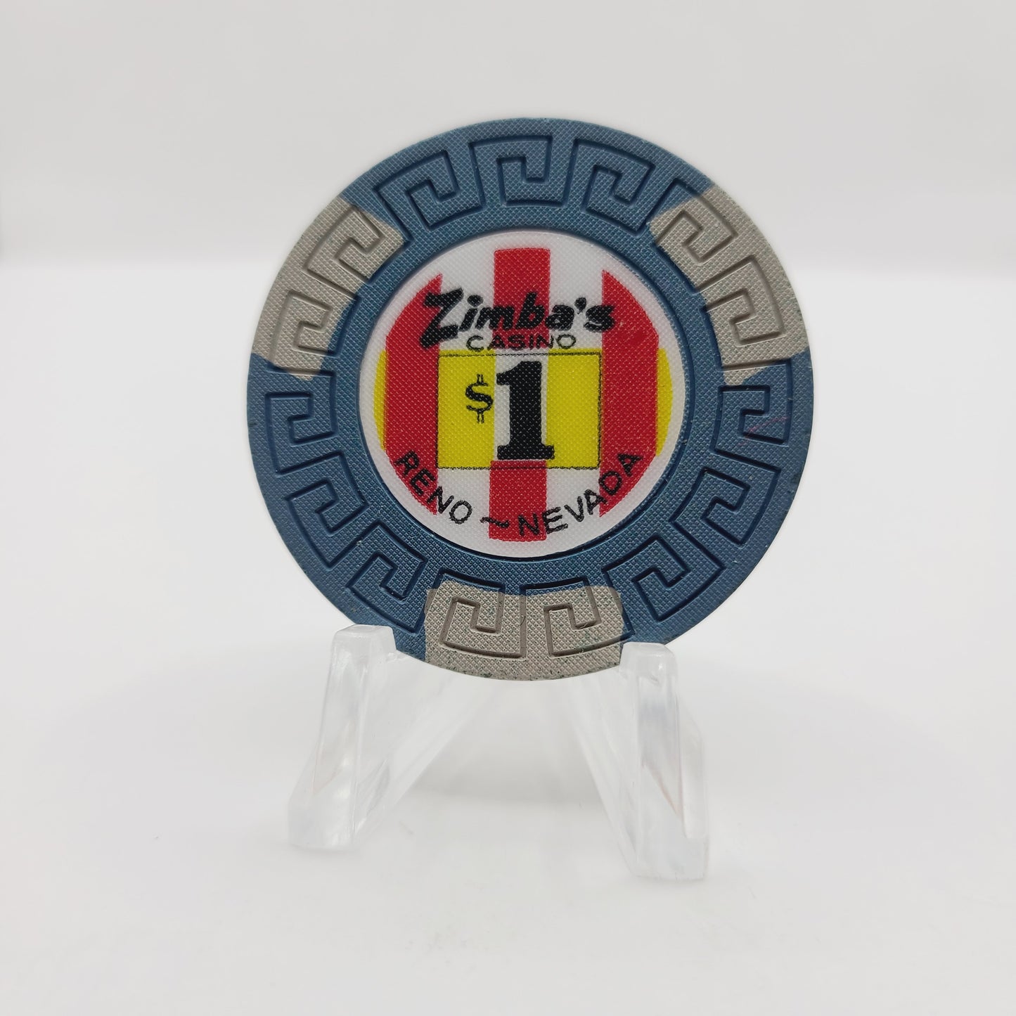 Zimba's Casino Reno Nevada 1970 $1 Casino Chip N5653