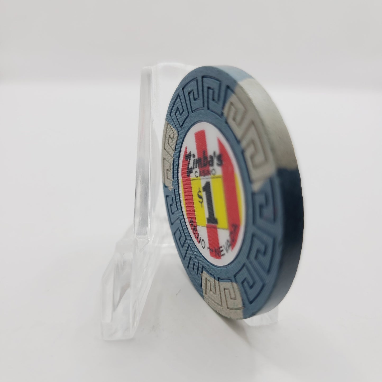 Zimba's Casino Reno Nevada 1970 $1 Casino Chip N5653
