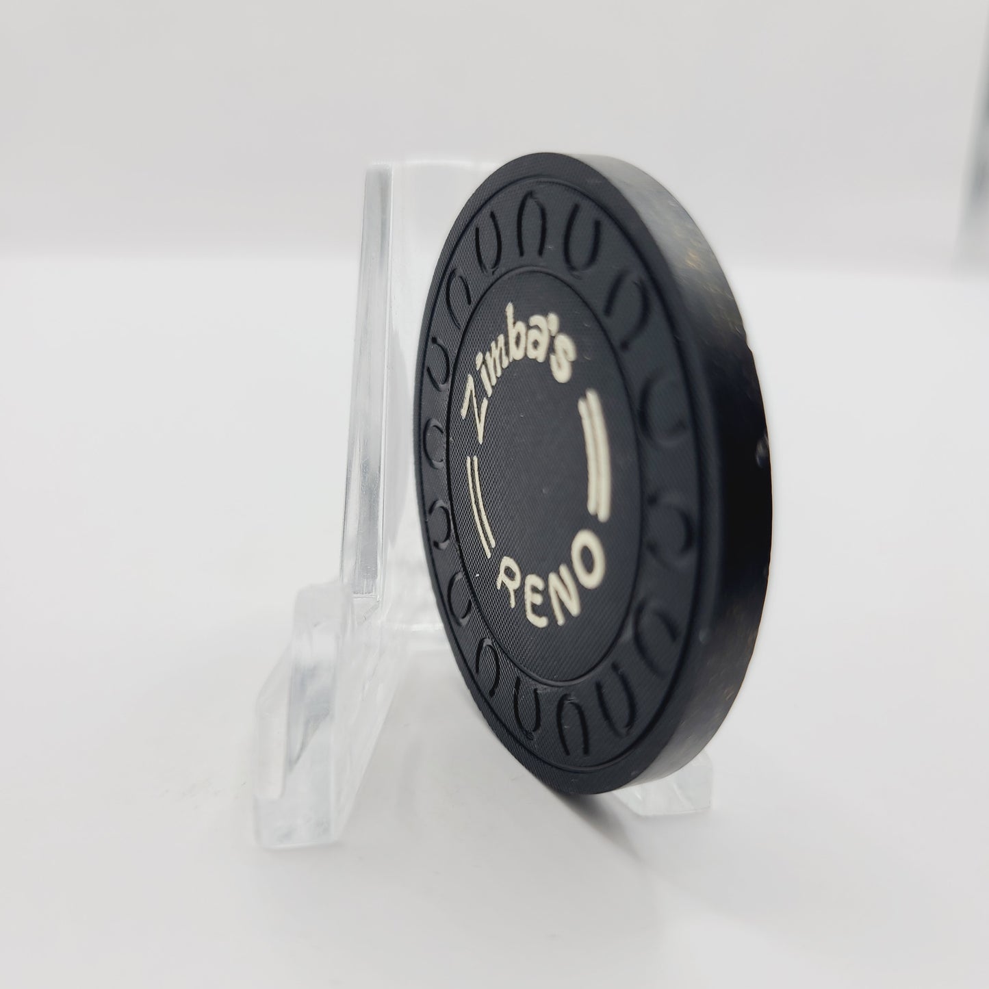 Zimba's Casino Reno Nevada 1969 Roulette Casino Chip V3620