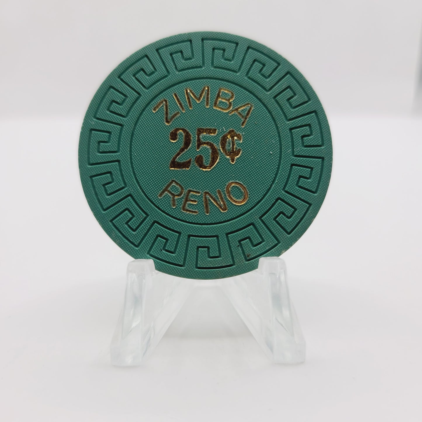 Zimba's Casino Reno Nevada 1969 $.25 Casino Chip N5797