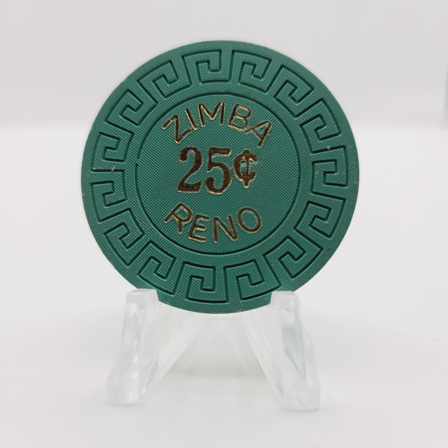 Zimba's Casino Reno Nevada 1969 $.25 Casino Chip N5797