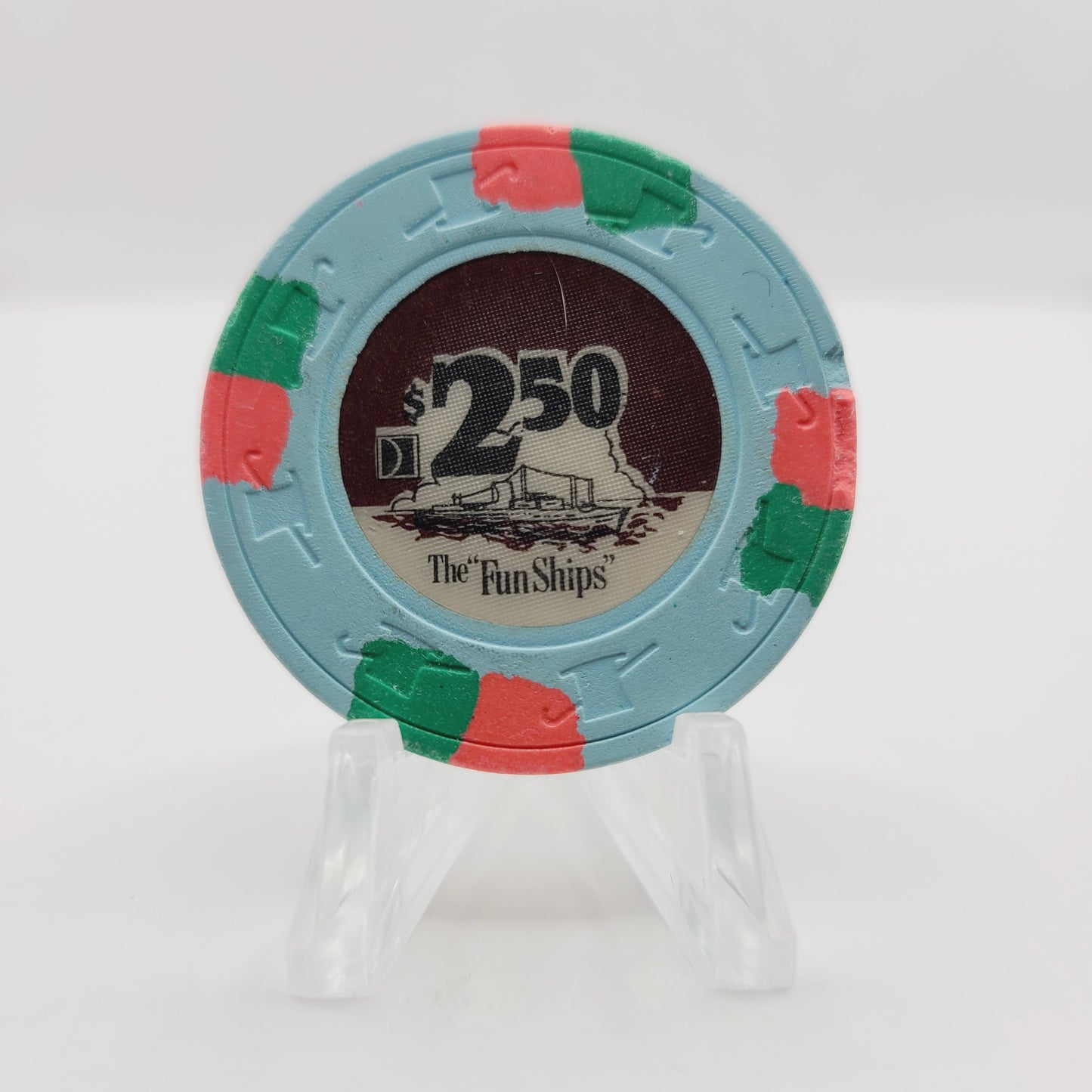 Carnival Cruise Line 1987 $2.50 "Purple Sky" Casino Chip CG035047
