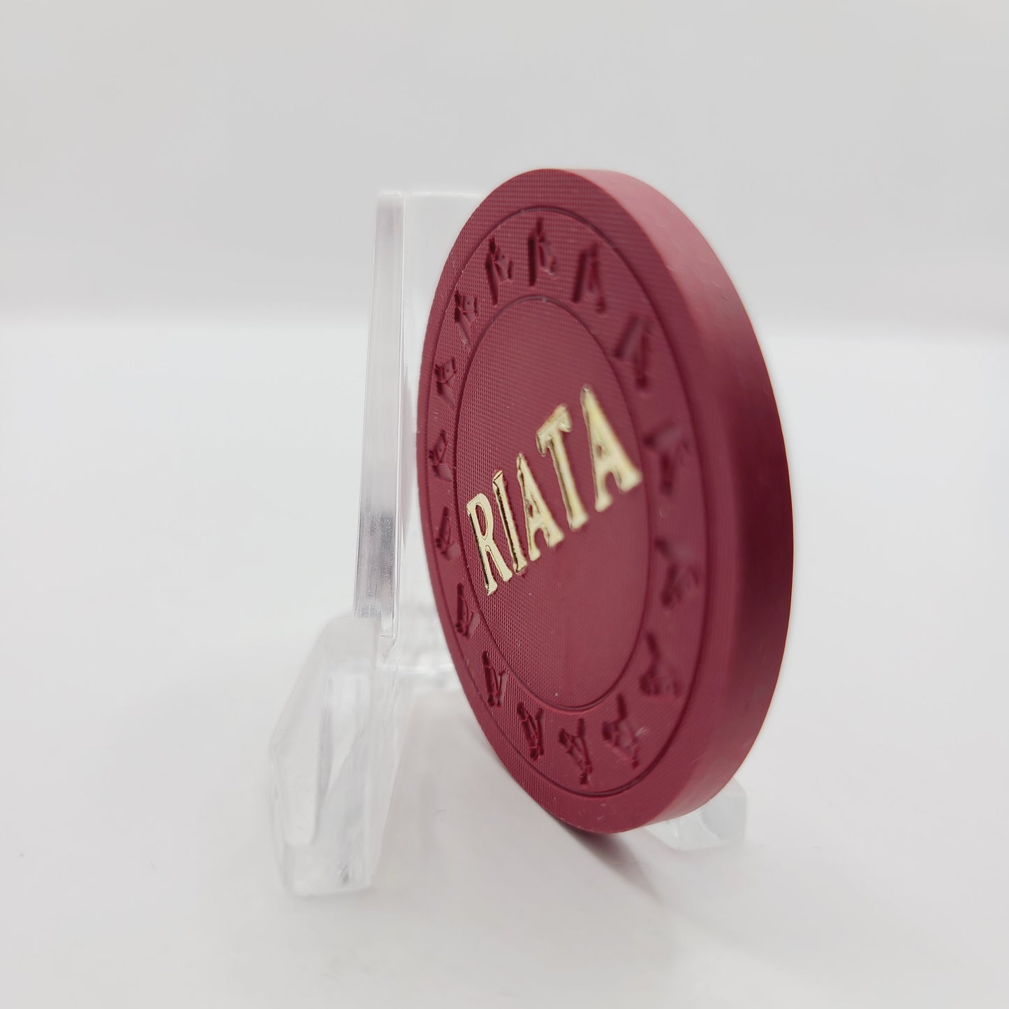 Riata Gambling Hall & Saloon Las Vegas Nevada 1973 $5 Casino chip N4314 (Backup Set)