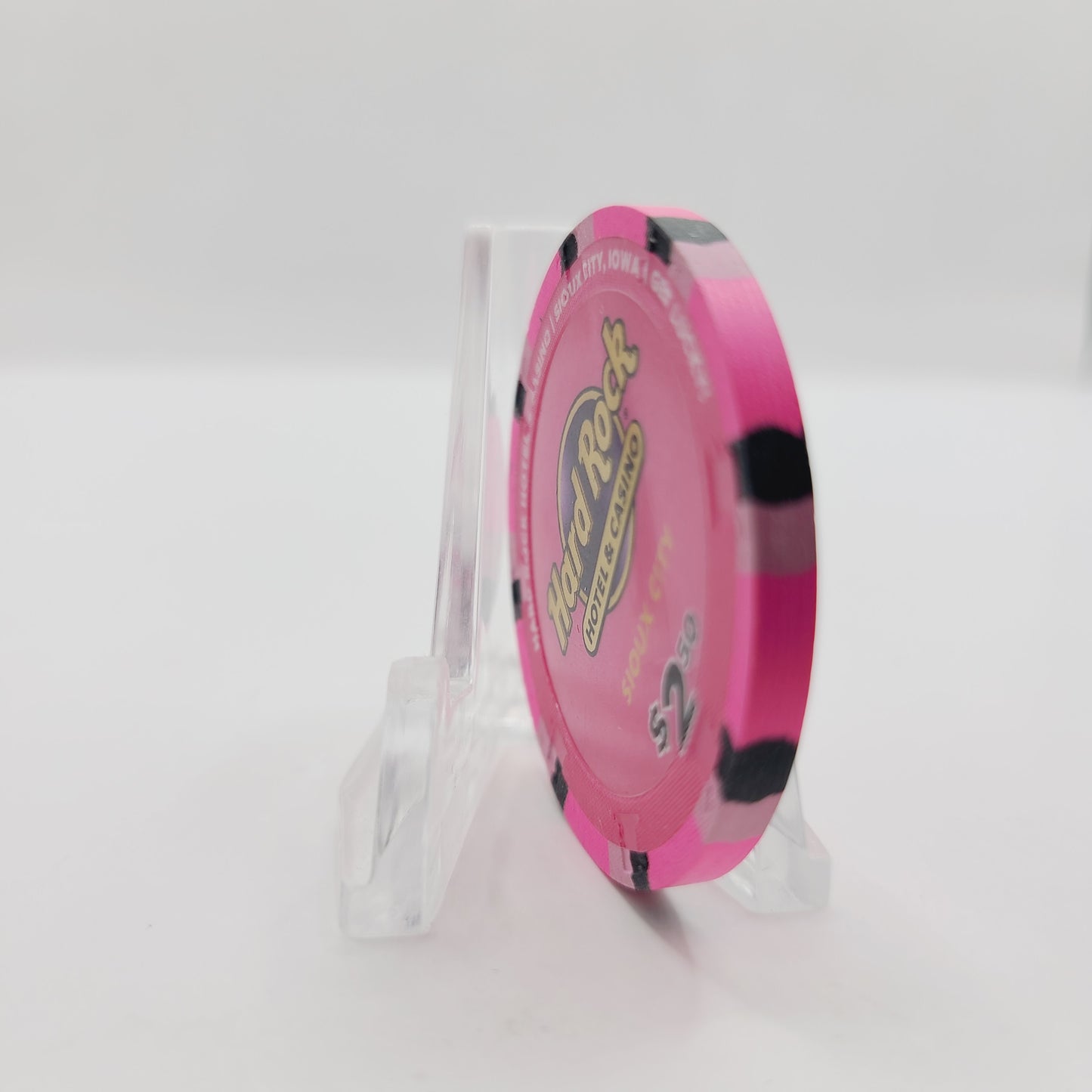 Hard Rock Hotel & Casino Sioux City IA 2014 $2.50 Chip