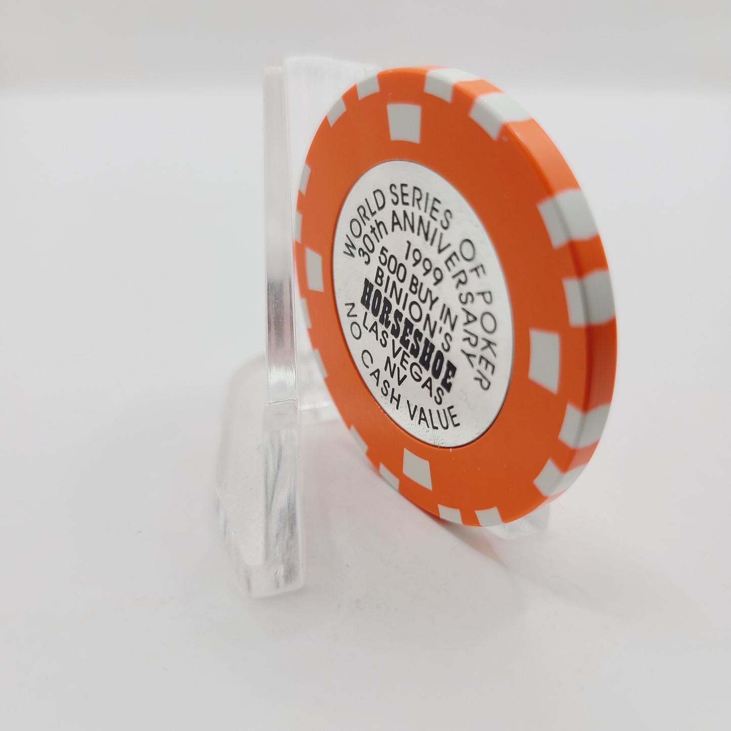 Binions Horseshoe Club Las Vegas Nevada 1999 "World Series of Poker 30th Anniversary" NCV chip V2791