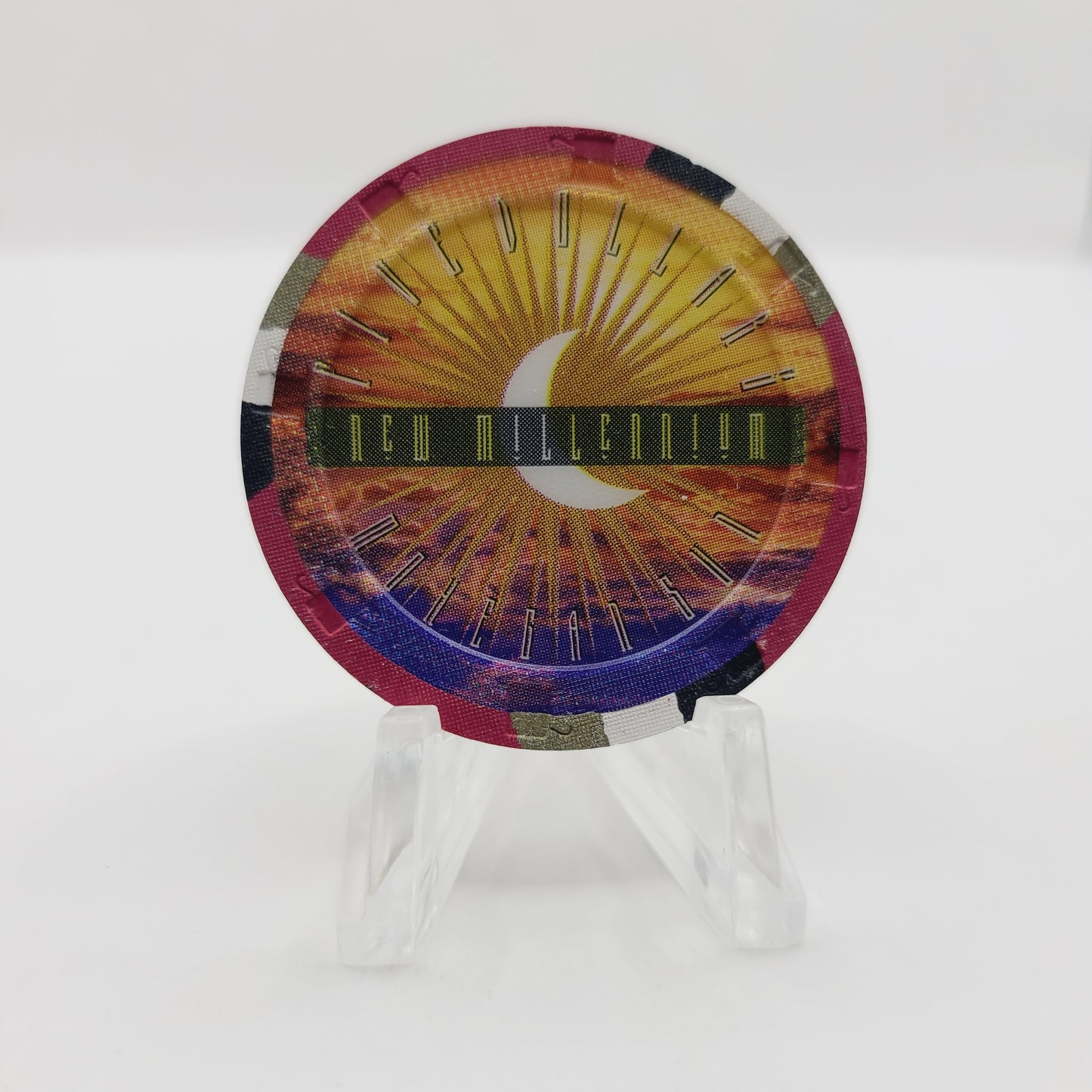 Mohegan Sun Hotel Casino Uncasville Connecticut 1999 "New Millennium" $5 Casino Chip
