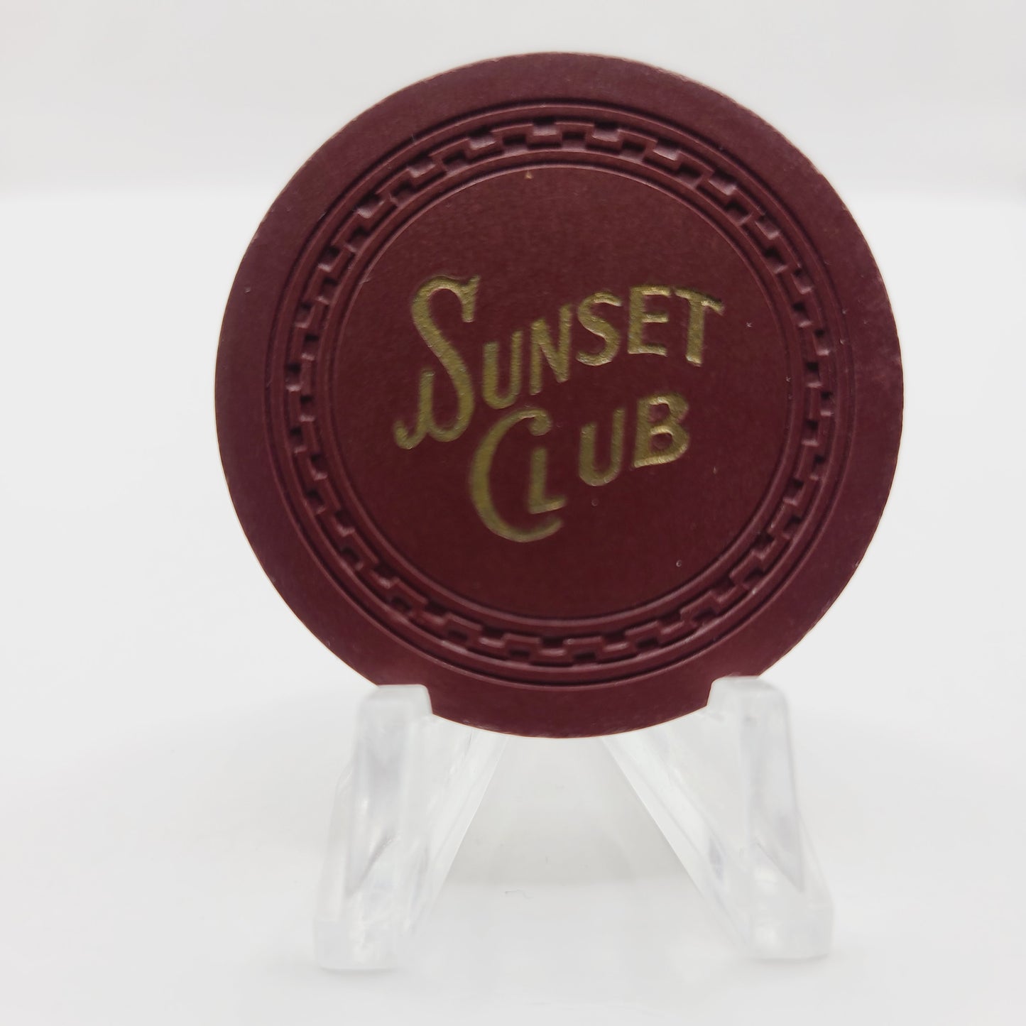 Sunset Club Las Vegas Nevada 1930's $1 Casino Chip V5710