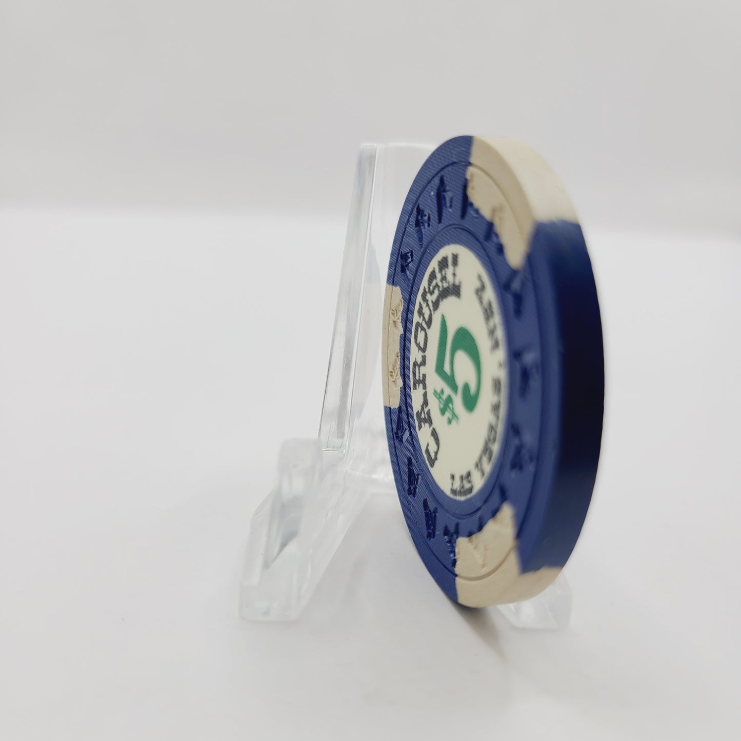 Carousel Casino Las Vegas Nevada 1967 $5 Chip N1423