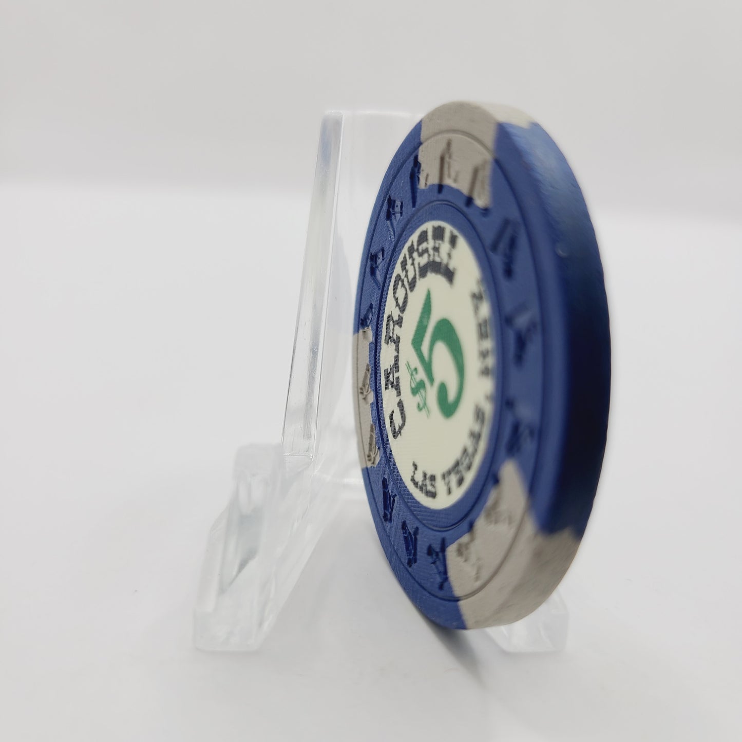 Carousel Casino Las Vegas Nevada 1967 $5 Chip N4279