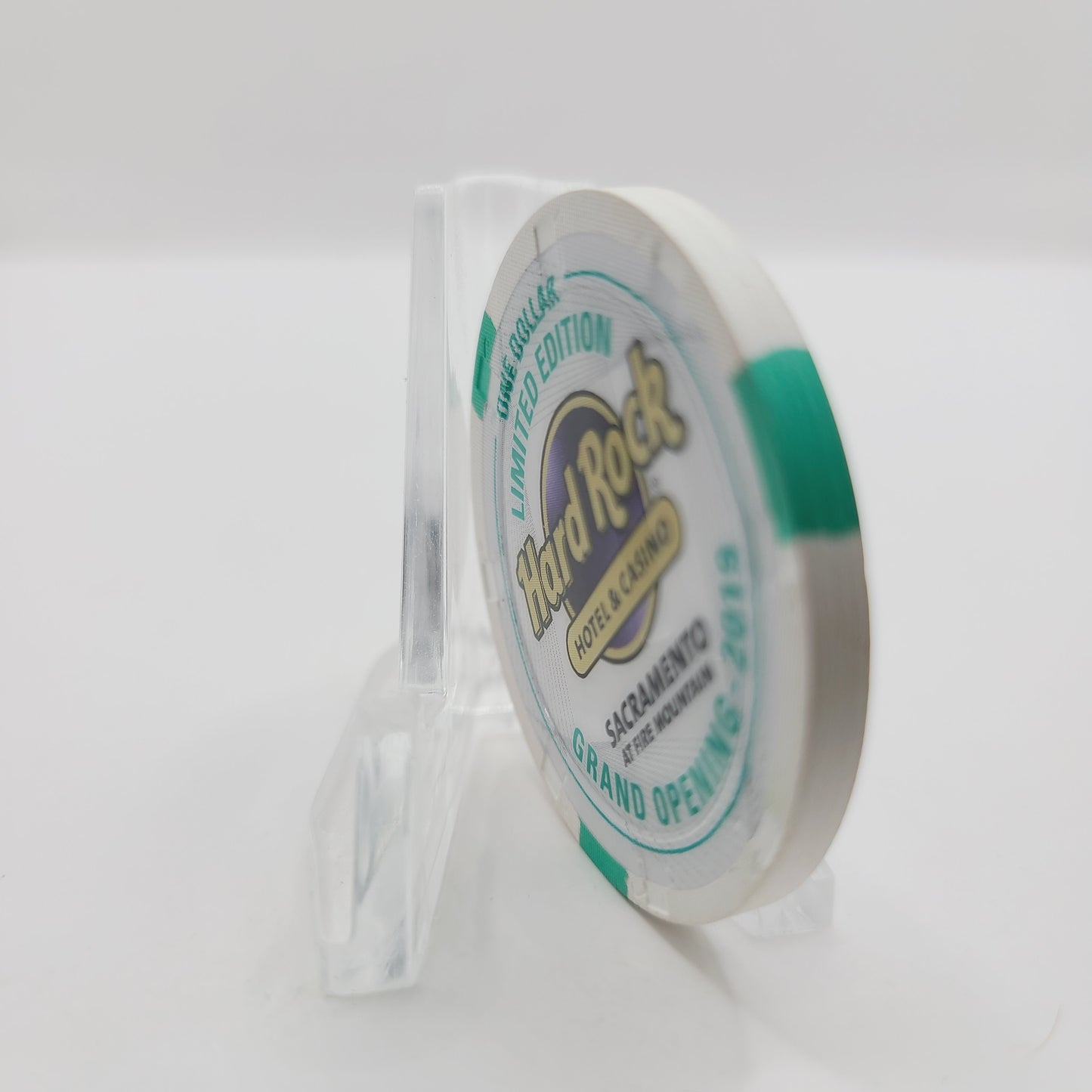 Hard Rock Hotel & Casino Sacramento Wheatland California 2019 "Grand Opening" $1 Casino Chip