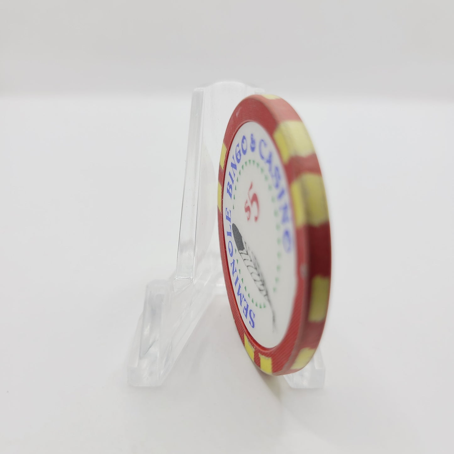 Seminole Nation gaming Seminole Oklahoma $5 Casino Chip CG011969