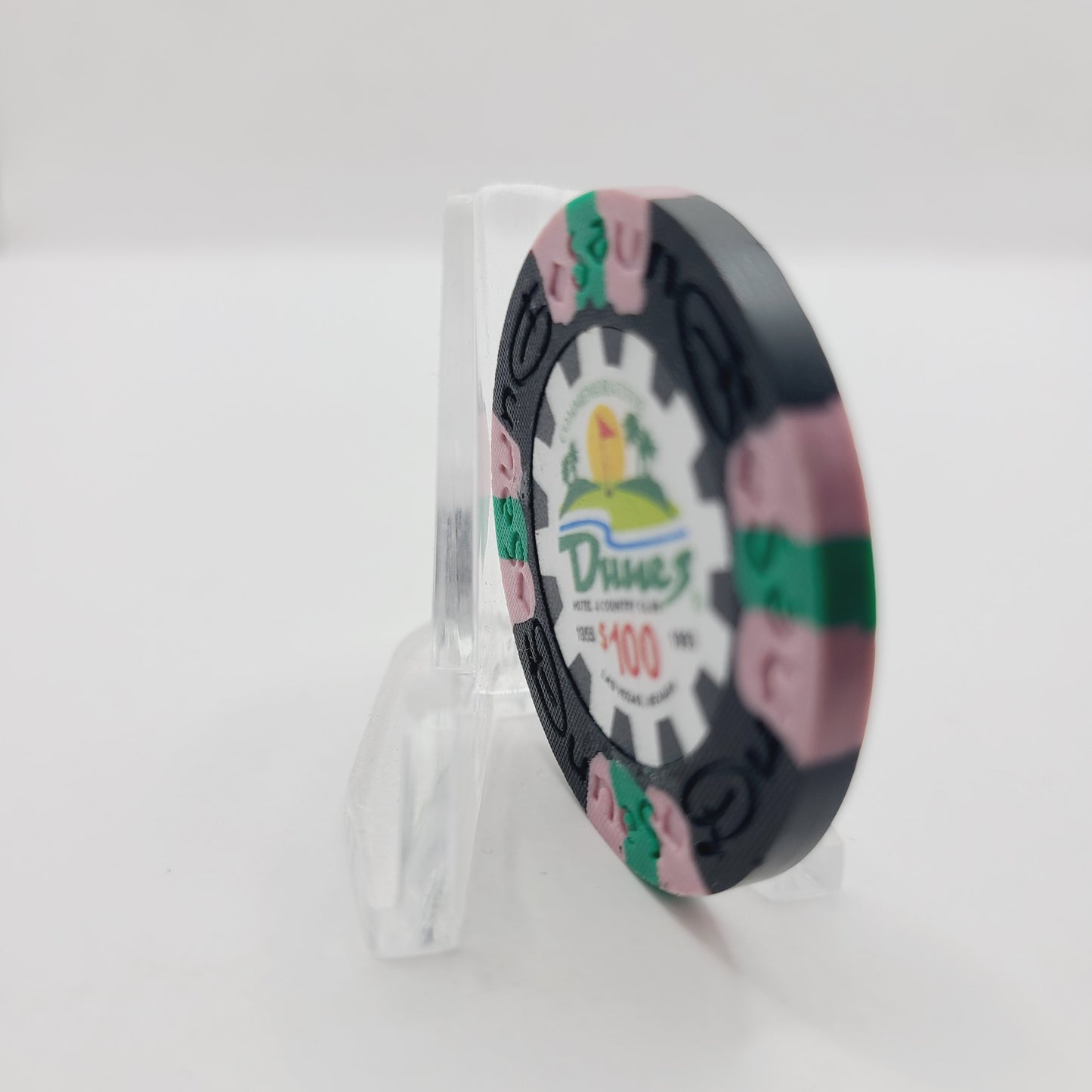 Dunes Casino Las Vegas NV $100 Commemorative Tribute Chip