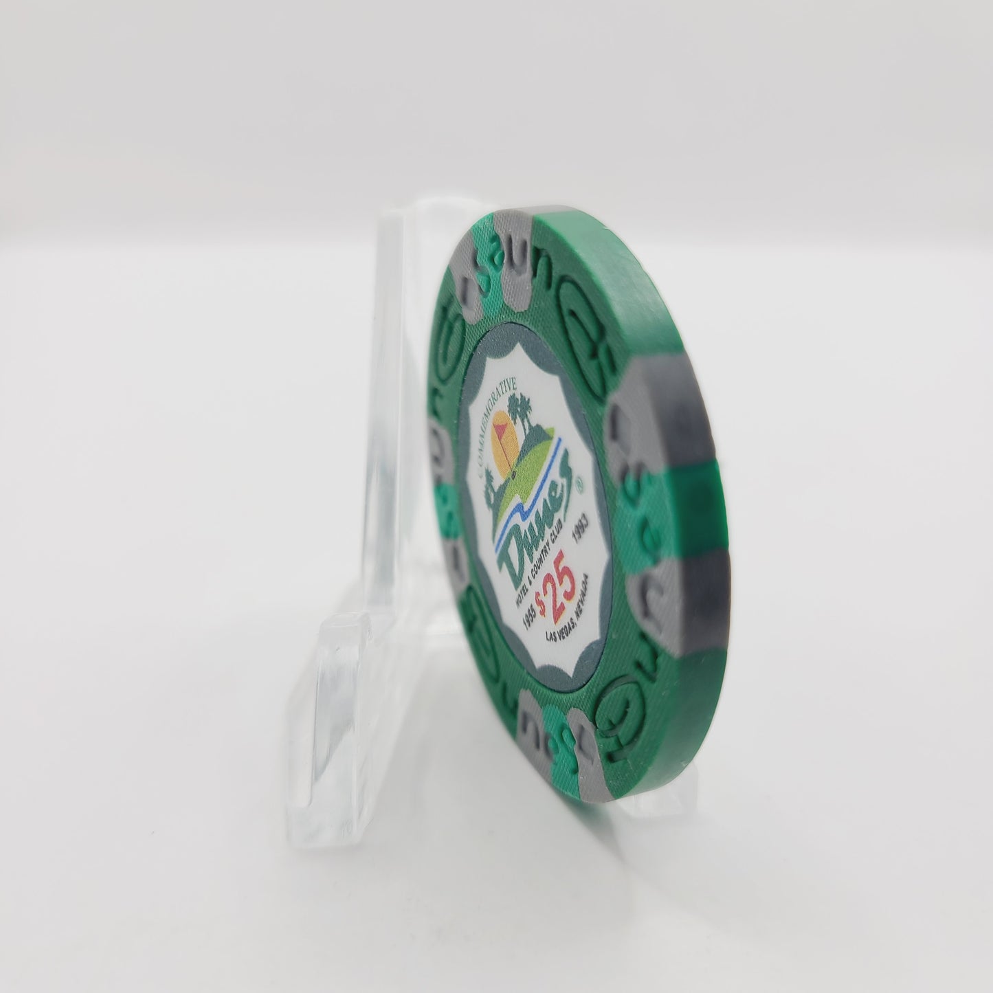 Dunes Casino Las Vegas NV $25 Commemorative Tribute Chip