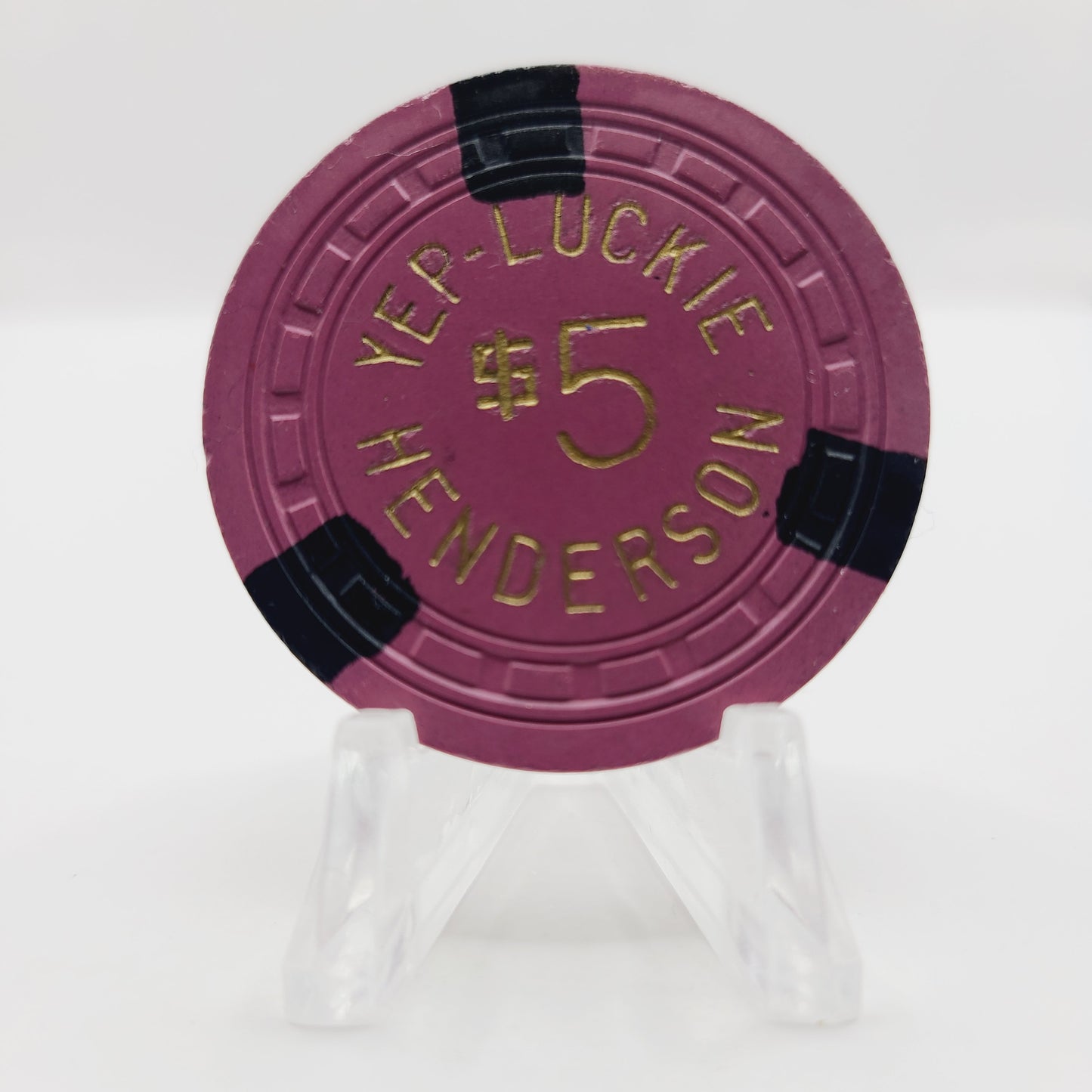 Lucky Club Casino Henderson Nevada 1962 $5 Casino Chip N6490