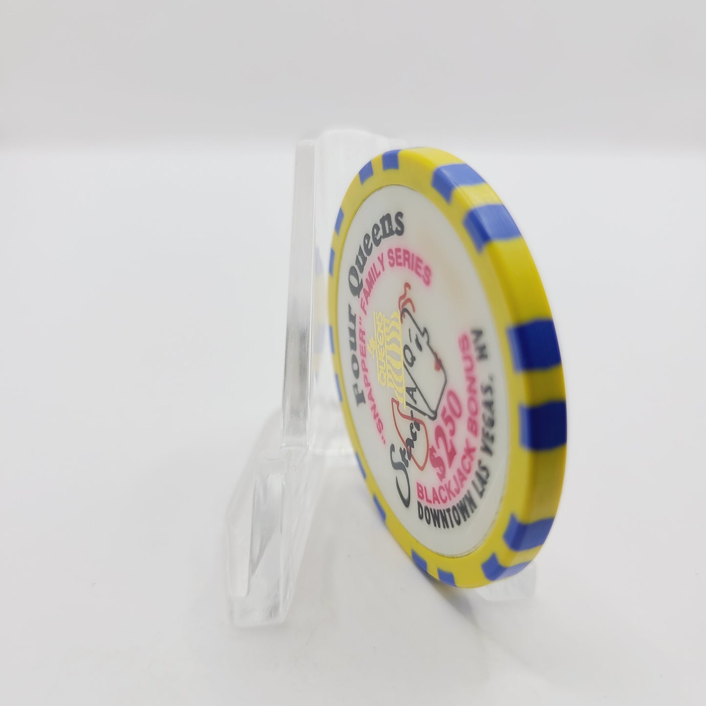 Four Queens Hotel Casino Las Vegas Nevada "Snapper" Family Series is "Staci" 1996 $2.50 Casino Chip