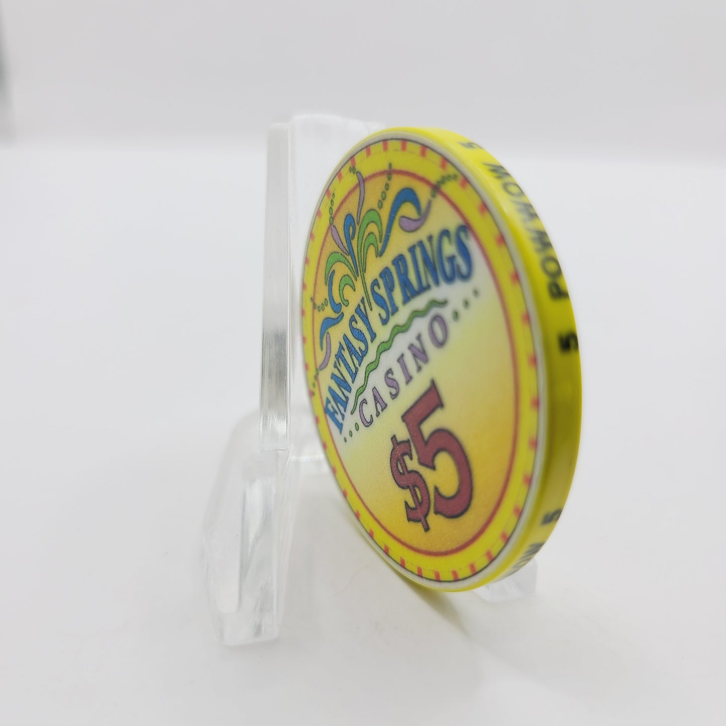 Fantasy Springs Resort Casino Indio California "11th Indio Pow Wow" $5 Casino Chip CG006745