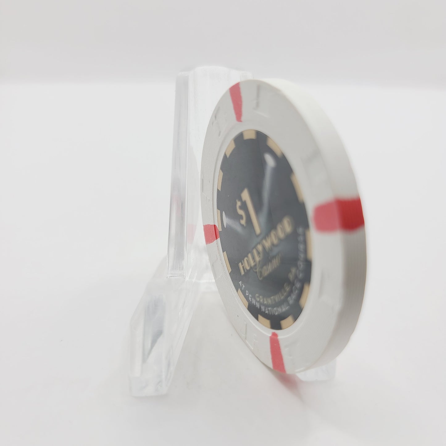 Hollywood Casino at Penn National Grantville Pennsylvania "Racino" 2010 $1 Casino Chip