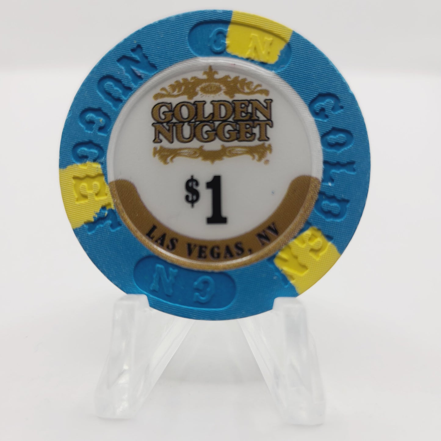Golden Nugget Hotel Casino Las Vegas Nevada 2005 $1 Casino Chip N4367.1