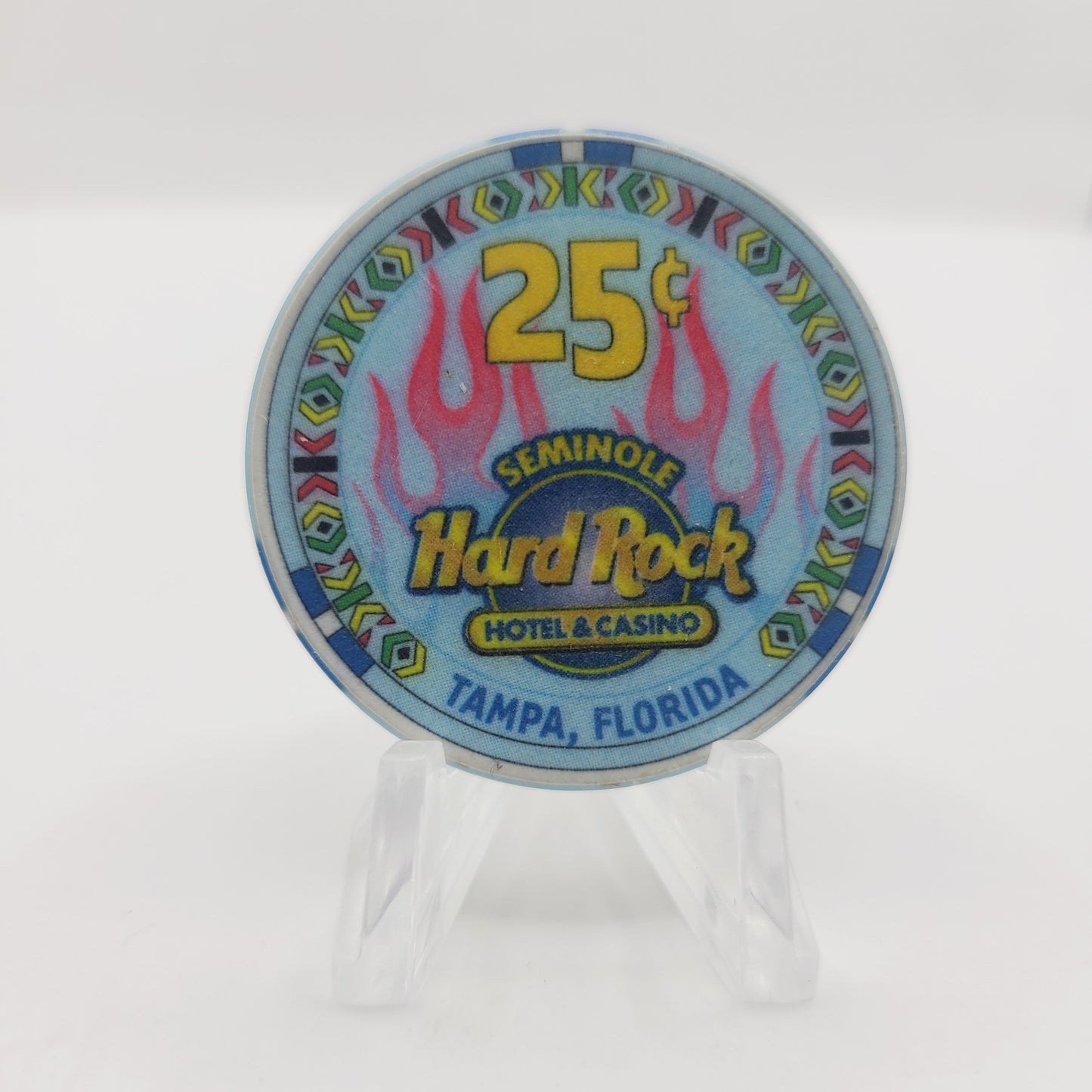 Seminole Hard Rock Casino Tampa Florida 2004 $.25 Chip