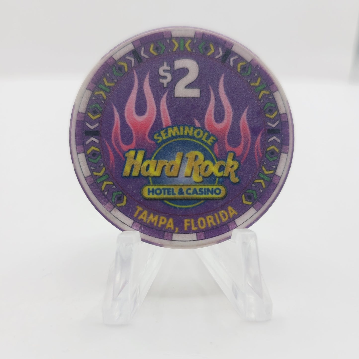 Seminole Hard Rock Casino Tampa Florida 2004 $2 Chip